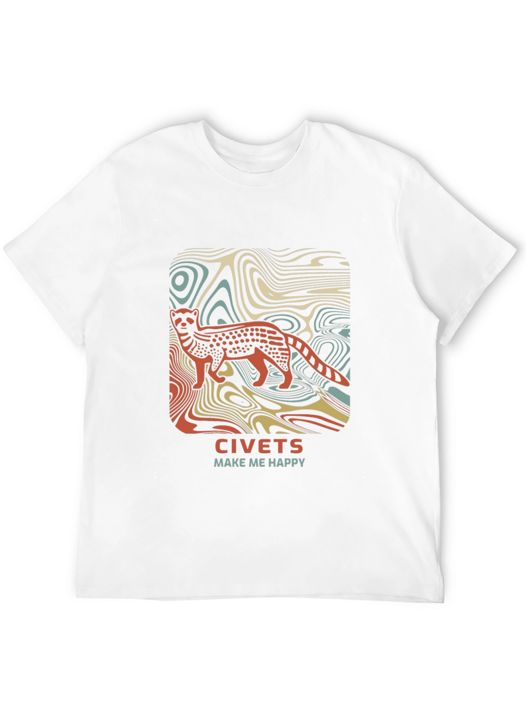 Civets Make Me Happy Graphic T-Shirt