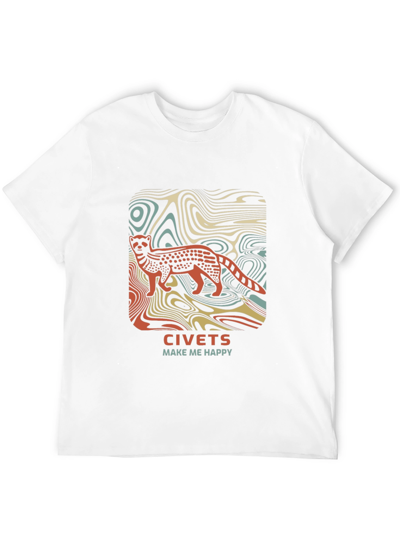 Civets Make Me Happy Graphic T-Shirt