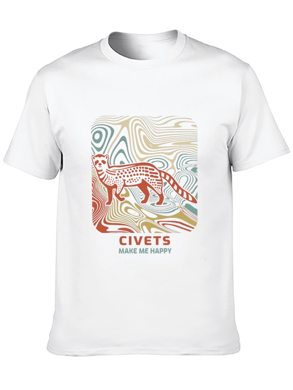 Civets Make Me Happy Graphic T-Shirt