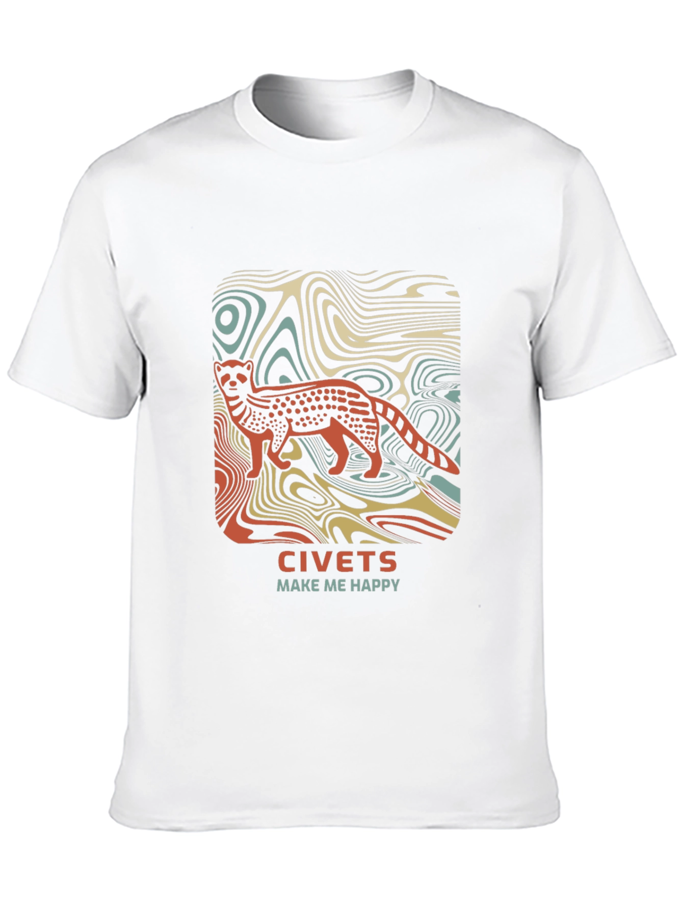 Civets Make Me Happy Graphic T-Shirt
