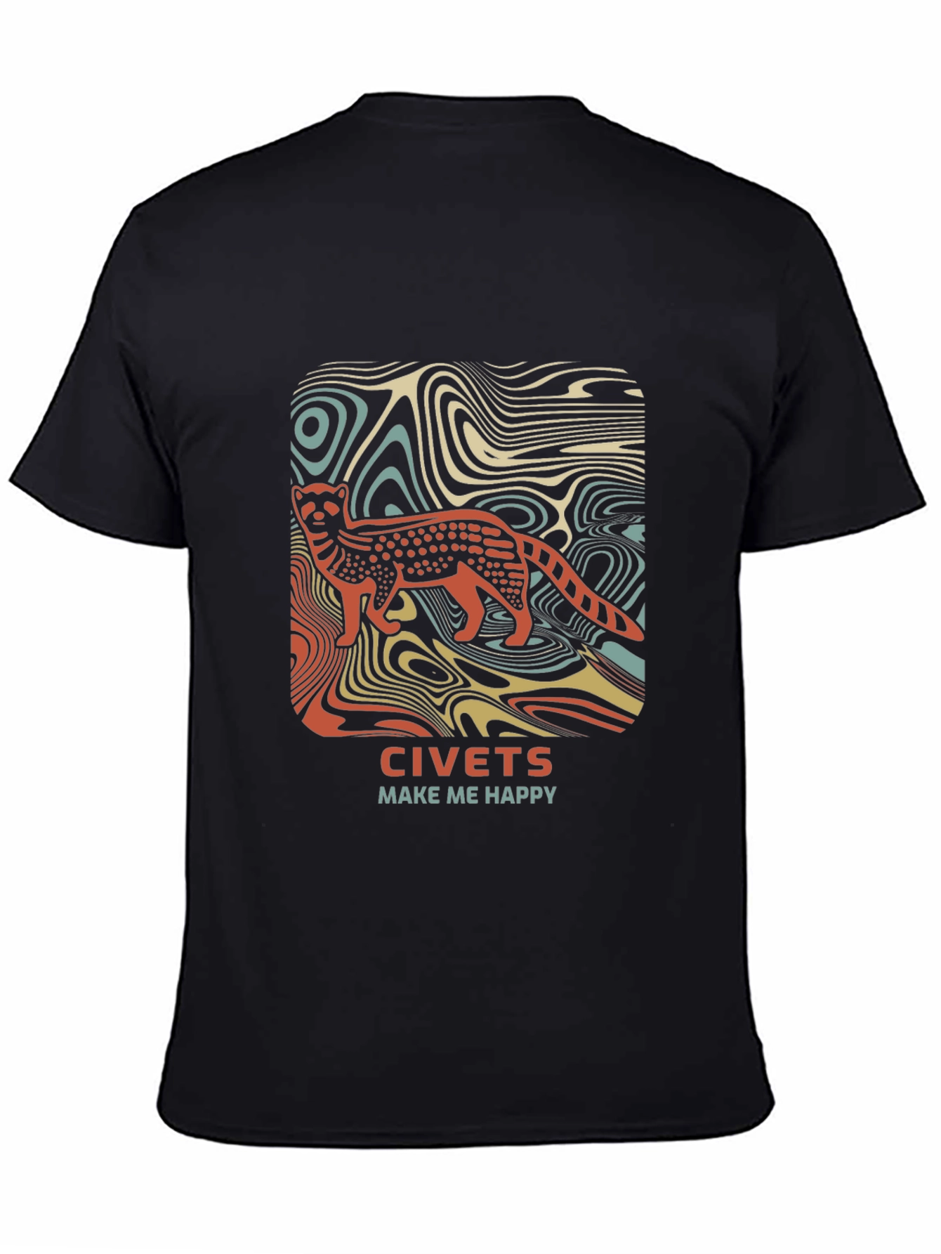 Civets Make Me Happy Graphic T-Shirt