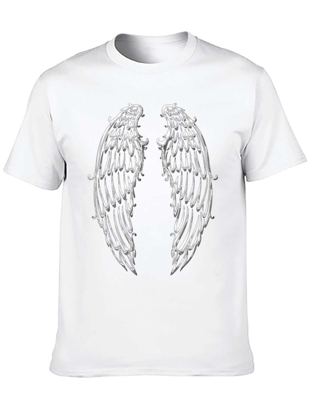 Angel Wings Graphic T-Shirt - Black