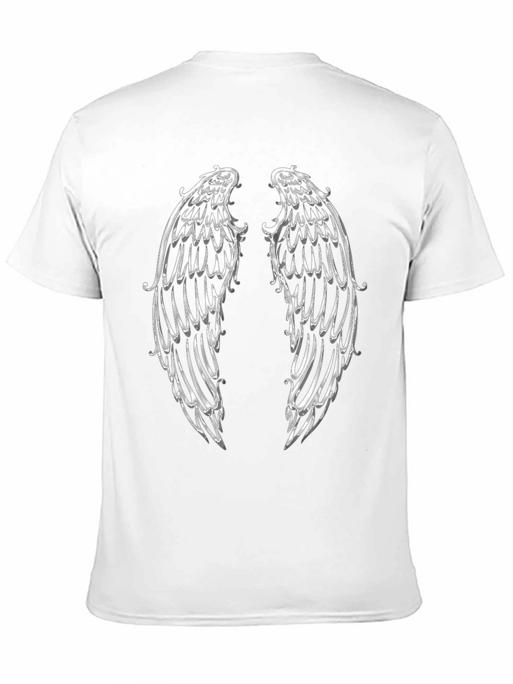 Angel Wings Graphic T-Shirt - Black