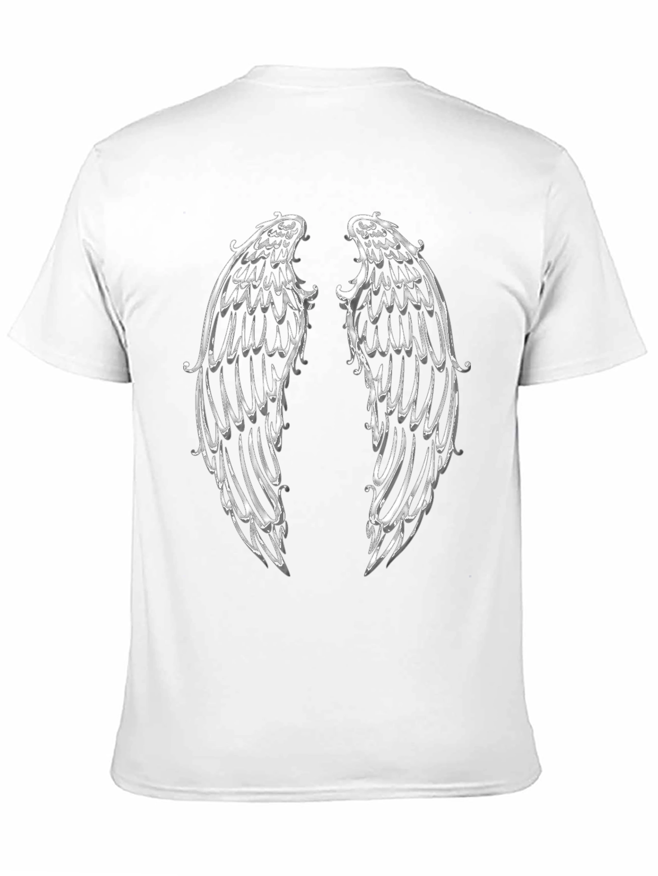 Angel Wings Graphic T-Shirt - Black