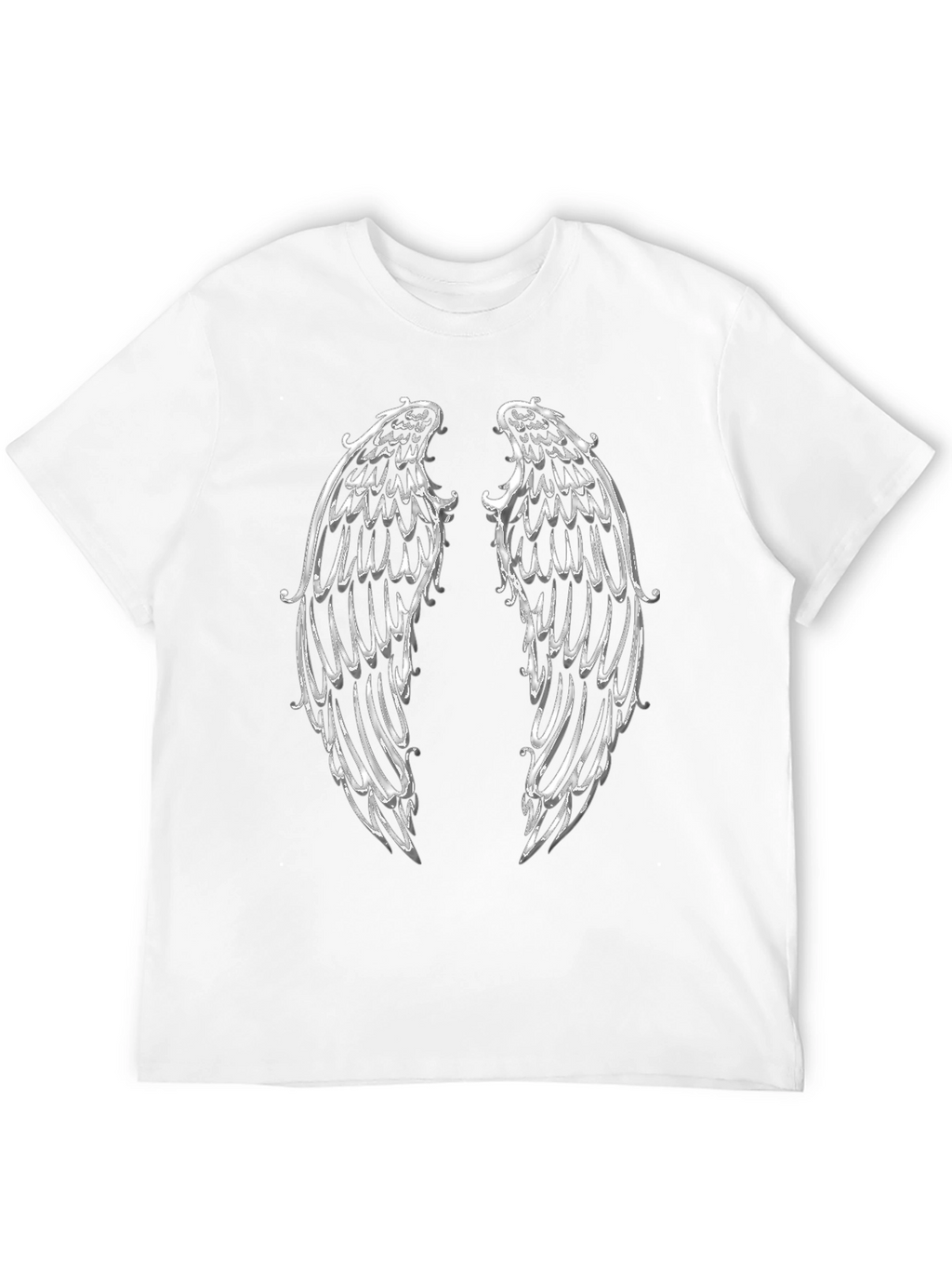 Angel Wings Graphic T-Shirt - Black