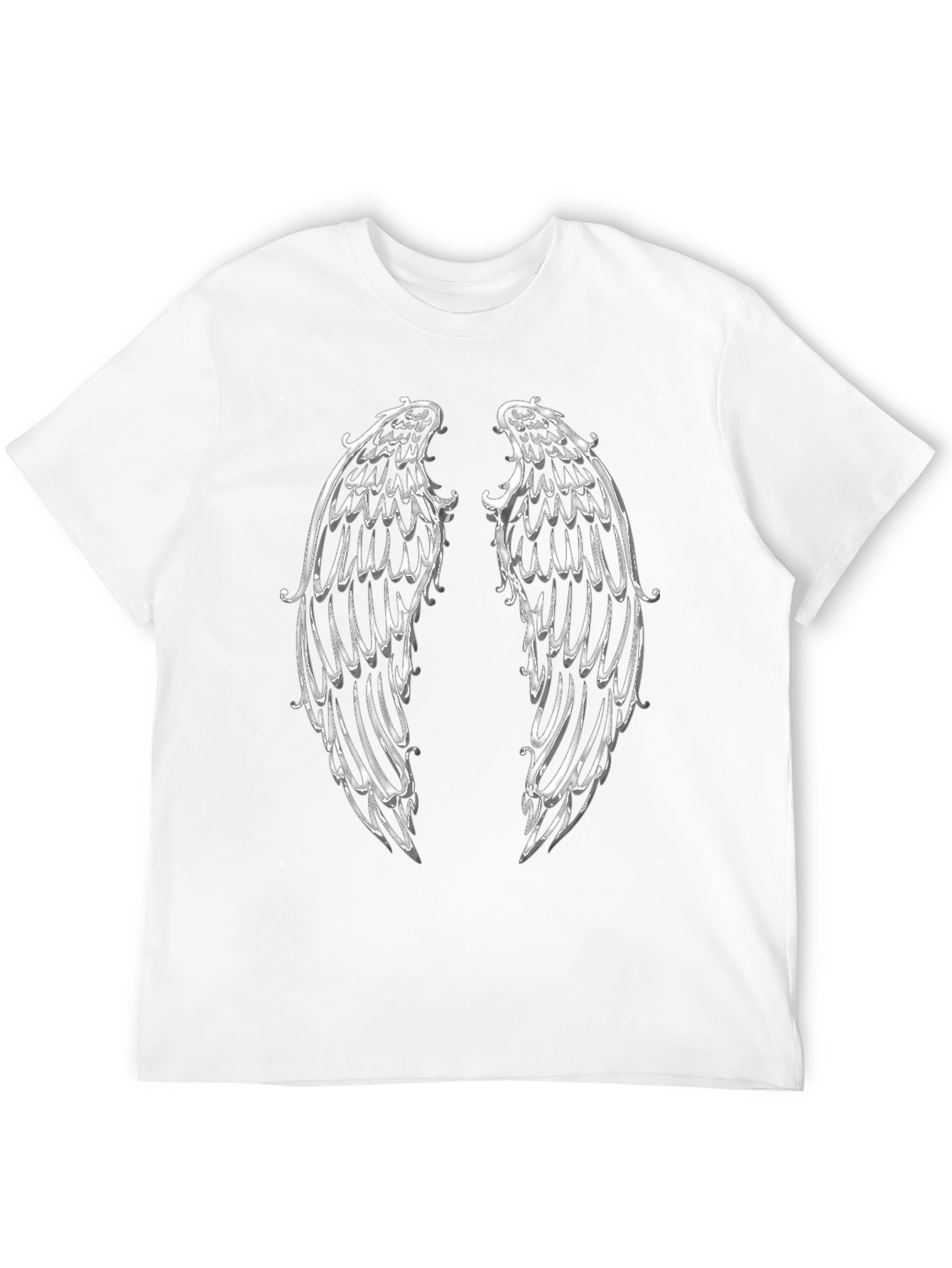 Angel Wings Graphic T-Shirt - Black