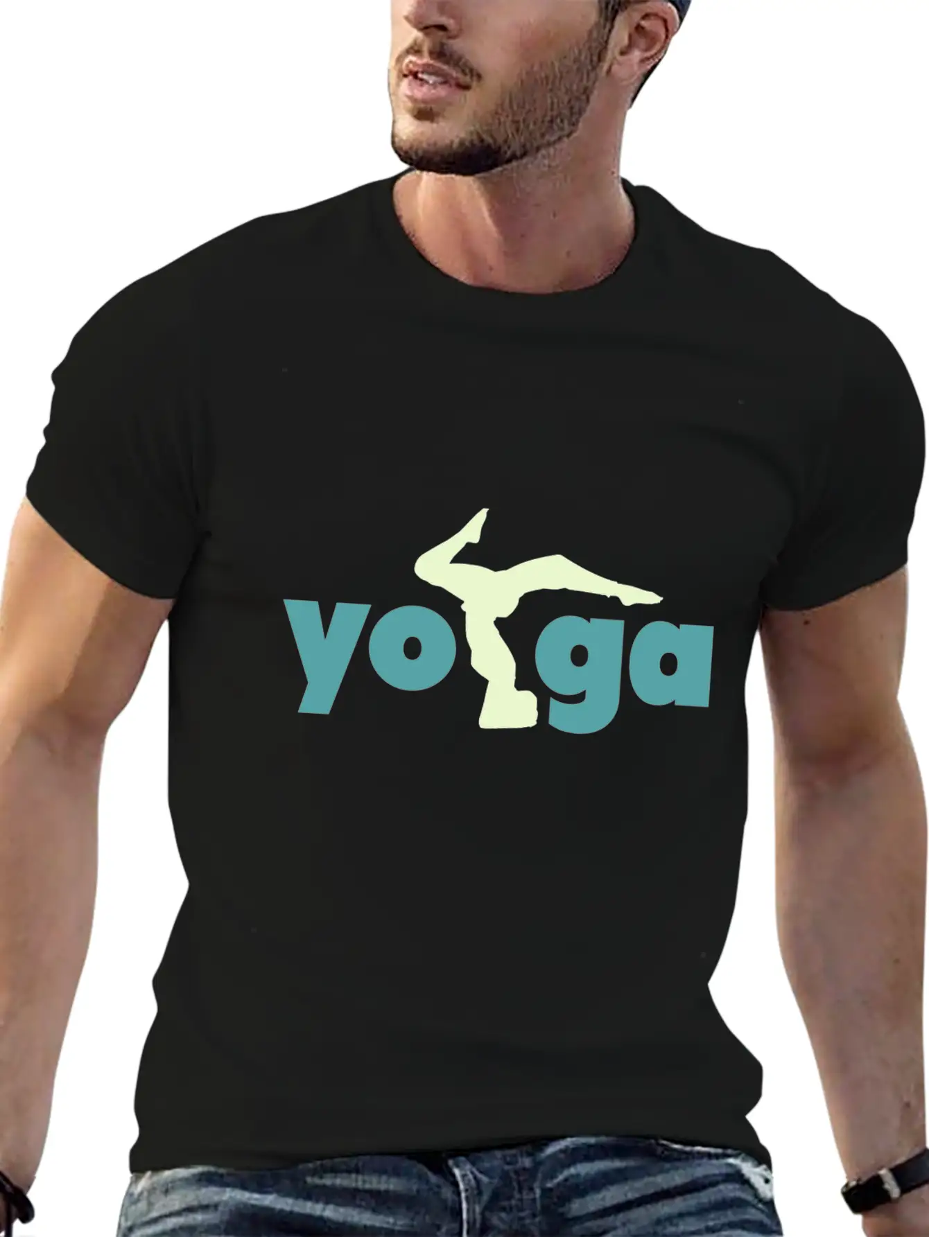 Yoga Breathable Graphic T-Shirt – Perfect For Casual Days