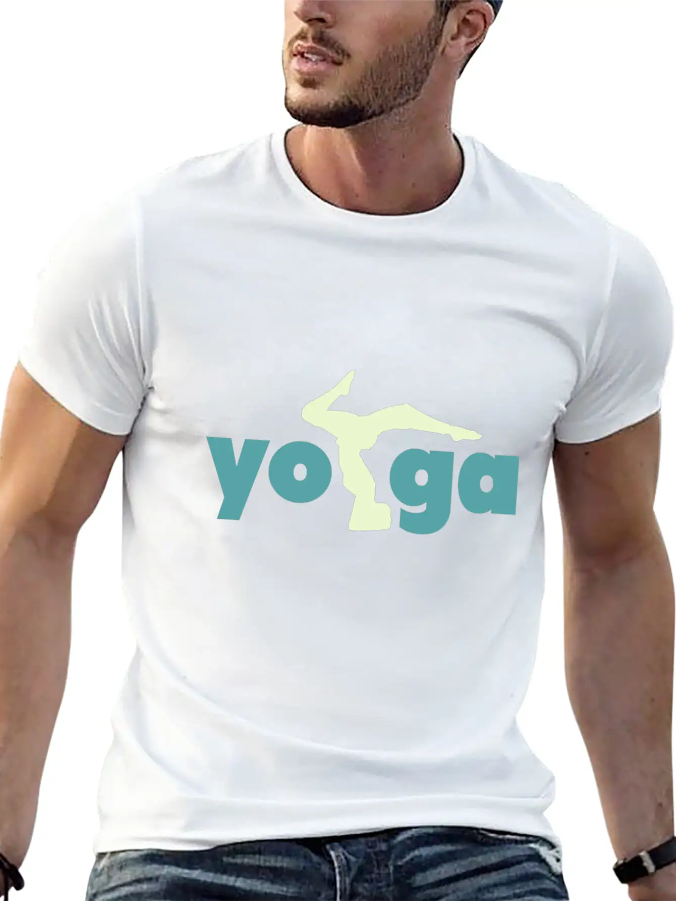 Yoga Breathable Graphic T-Shirt – Perfect For Casual Days