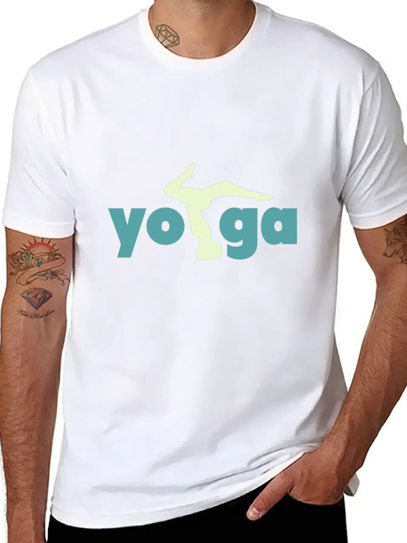 Yoga Breathable Graphic T-Shirt – Perfect For Casual Days