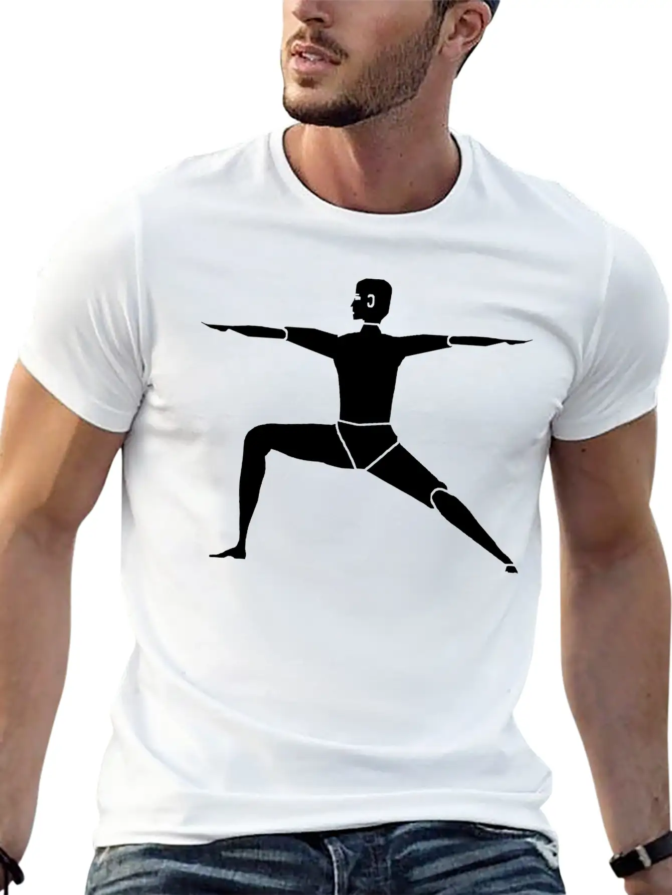 Yoga Exercise Classic Cotton Tee – Unisex Comfort For Any Season