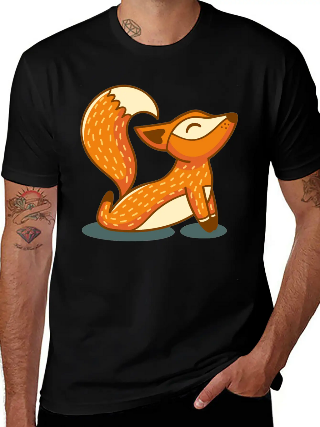 Yoga Fox Timeless Short Sleeve Tee – Comfy And Minimalist Design