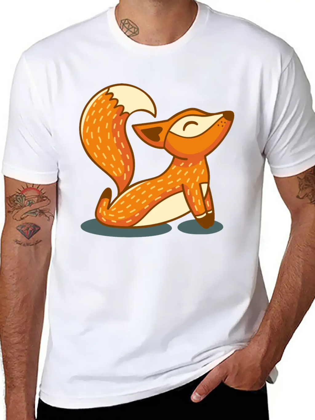 Yoga Fox Timeless Short Sleeve Tee – Comfy And Minimalist Design