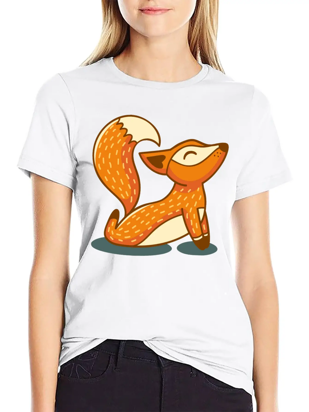 Yoga Fox Timeless Short Sleeve Tee – Comfy And Minimalist Design