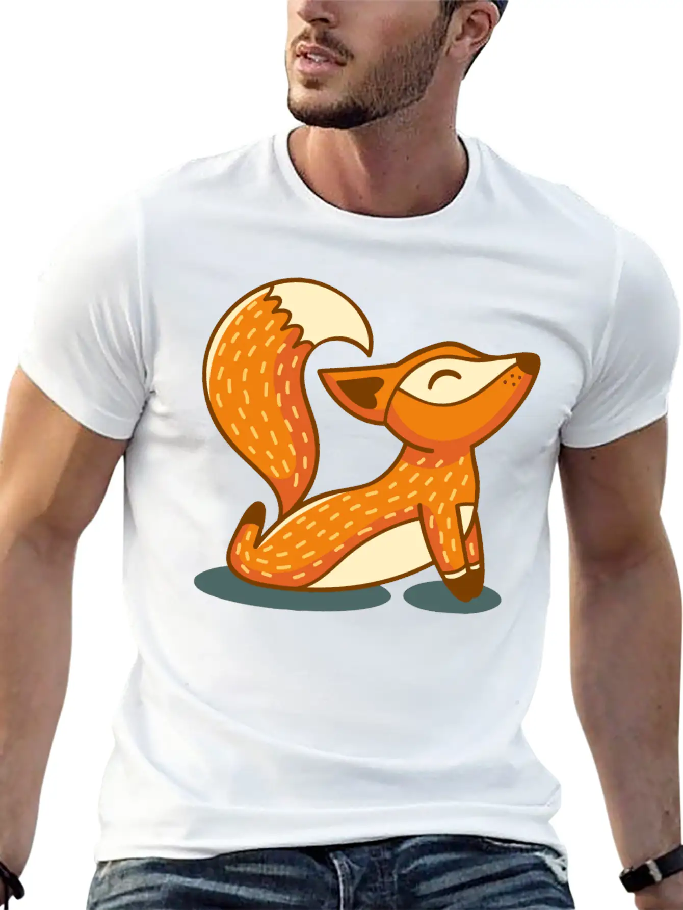 Yoga Fox Timeless Short Sleeve Tee – Comfy And Minimalist Design