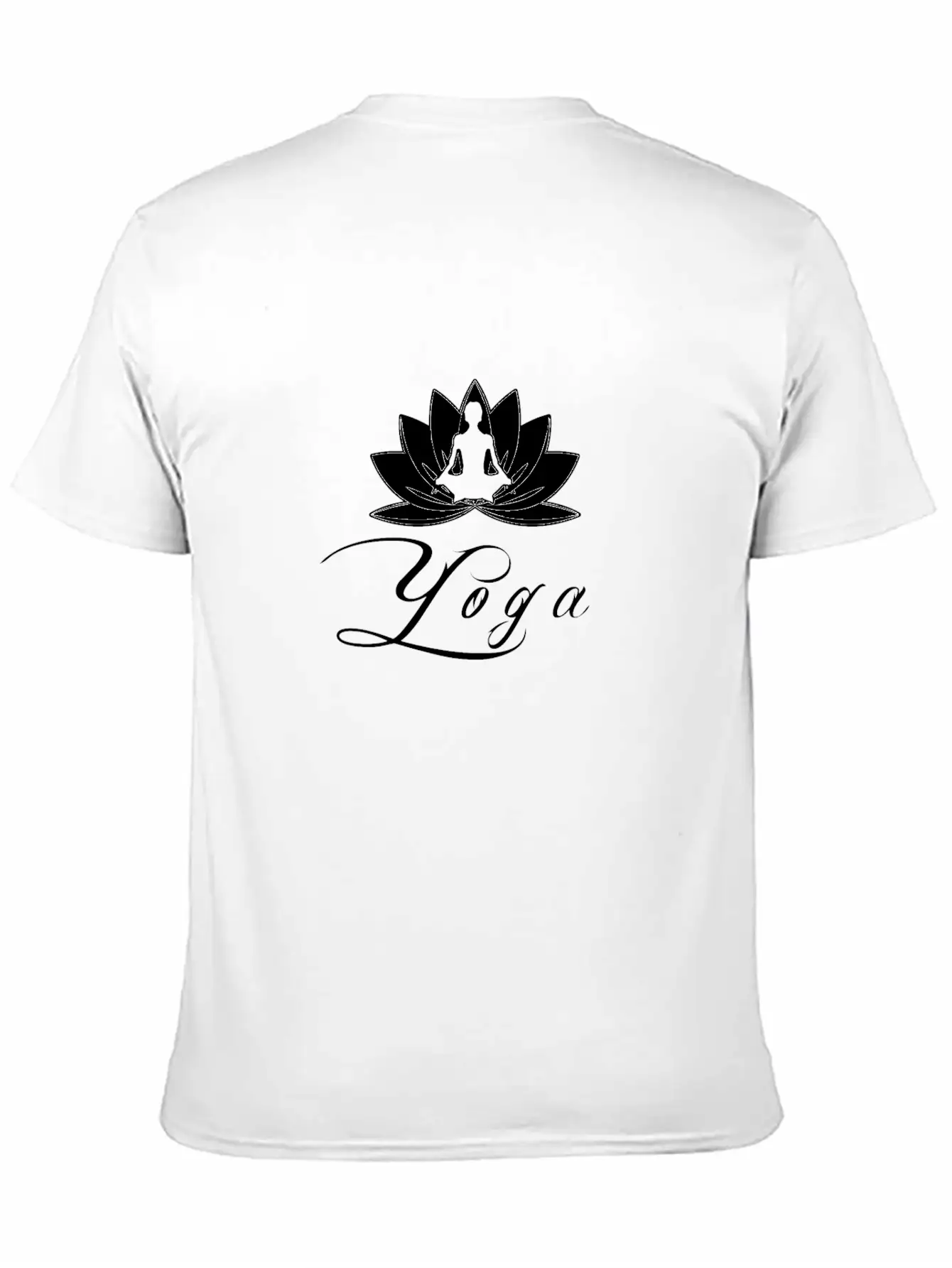 Yoga In Sitting With Flowers And Blossom Unisex Casual T-Shirt – Clean Design For Daily Comfort