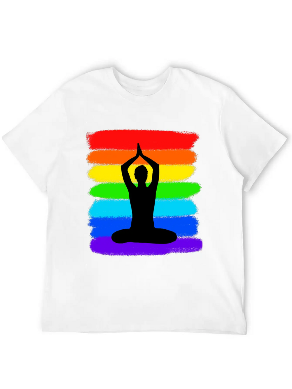 Yoga - Meditation - Colorful Modern Fit Casual T-Shirt – Clean And Versatile Design