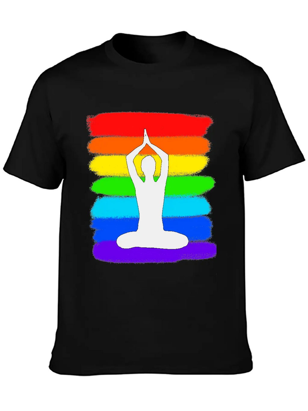 Yoga - Meditation - Colorful Modern Fit Casual T-Shirt – Clean And Versatile Design