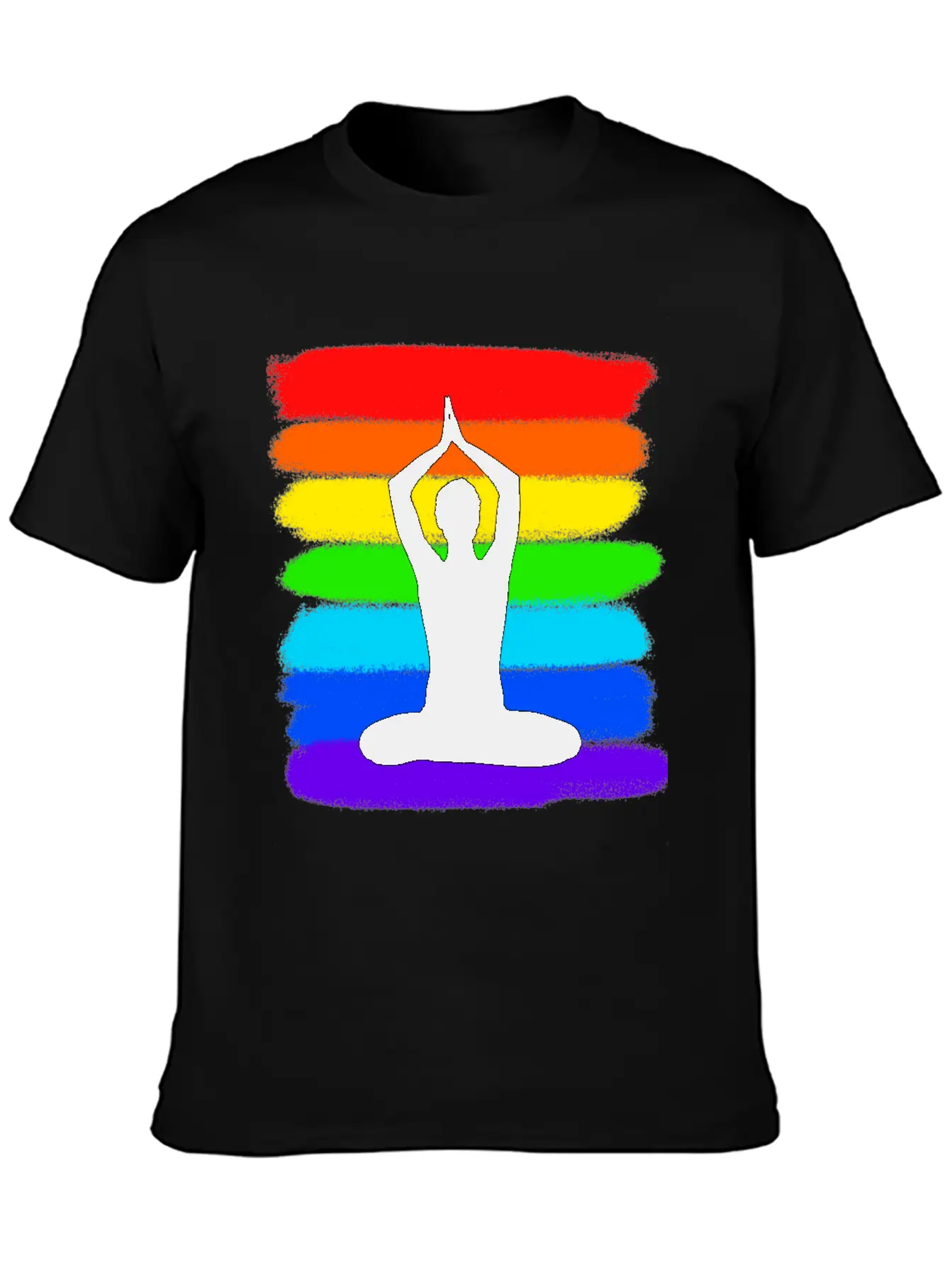 Yoga - Meditation - Colorful Modern Fit Casual T-Shirt – Clean And Versatile Design
