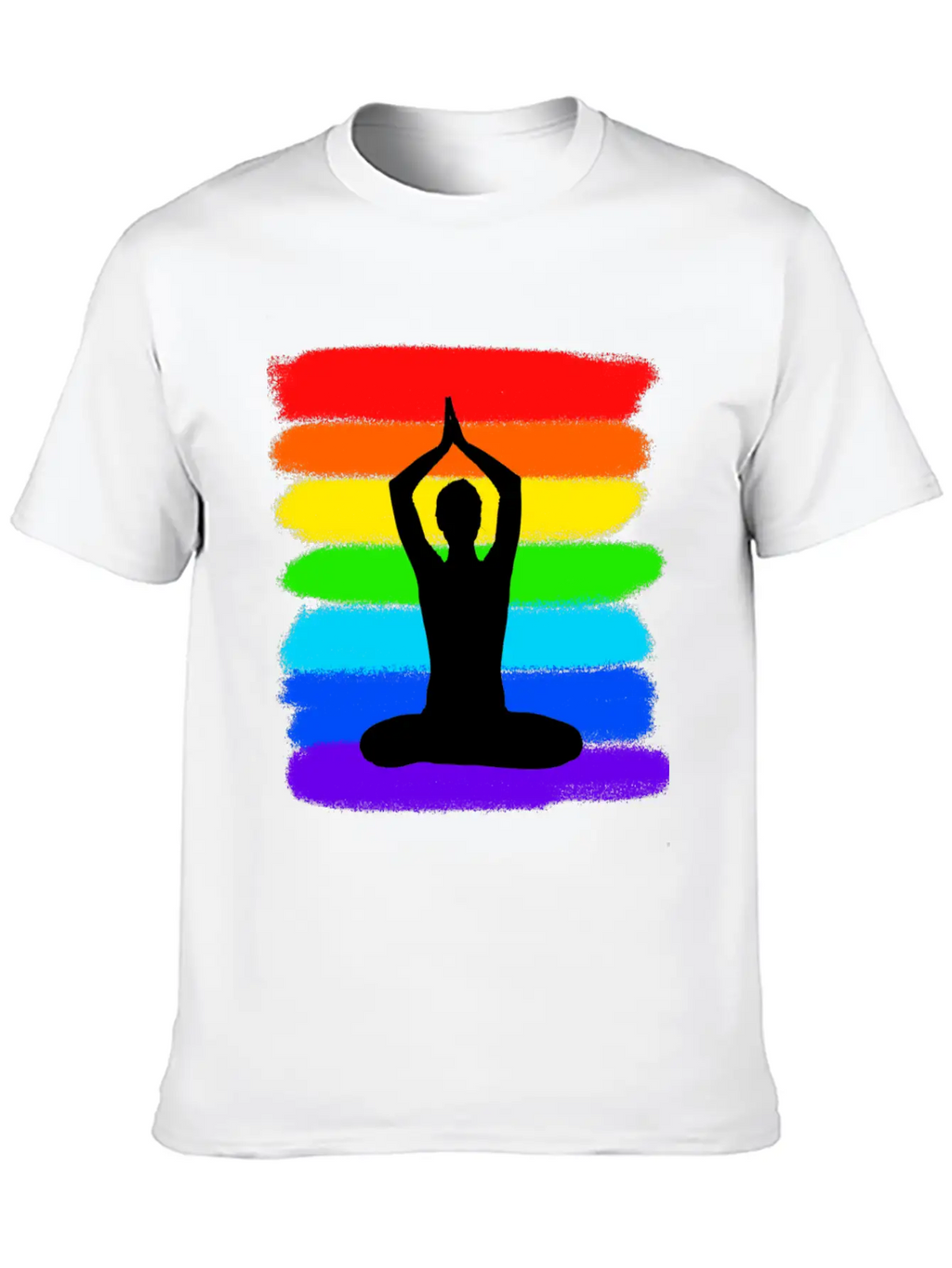 Yoga - Meditation - Colorful Modern Fit Casual T-Shirt – Clean And Versatile Design