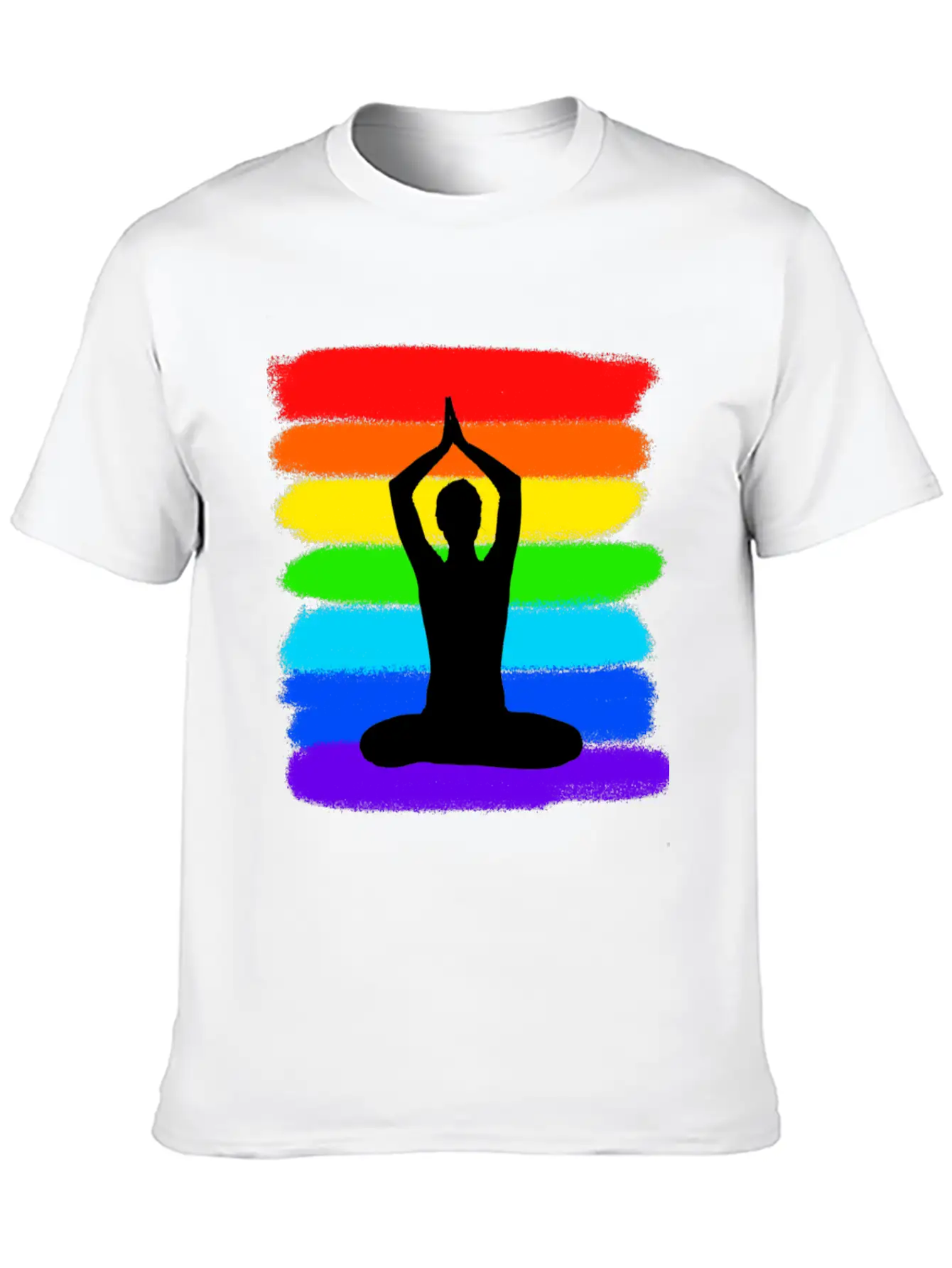 Yoga - Meditation - Colorful Modern Fit Casual T-Shirt – Clean And Versatile Design