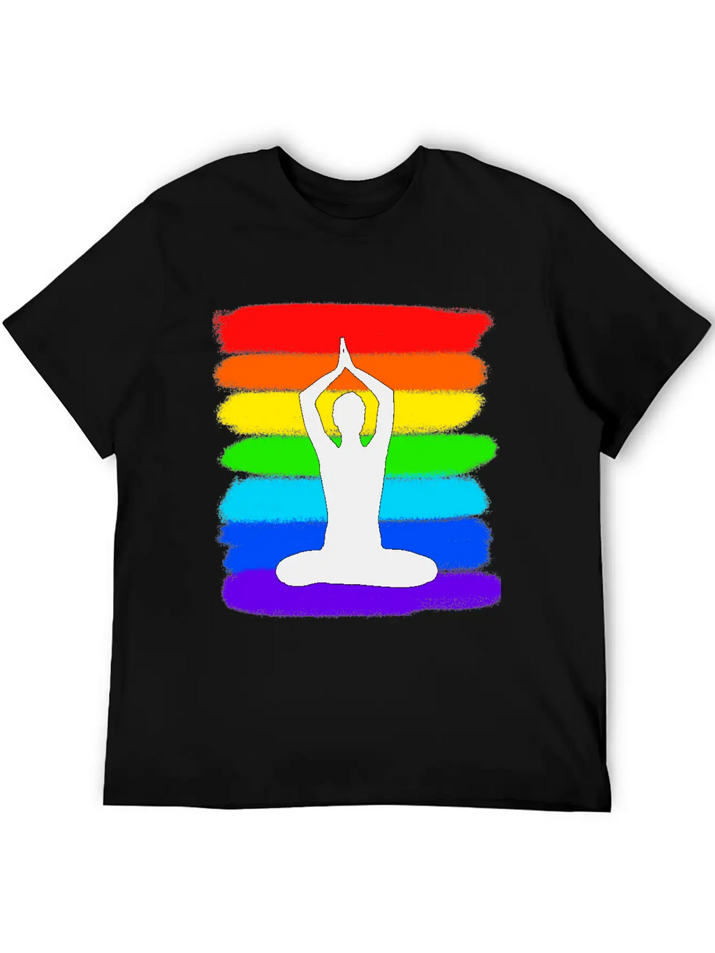 Yoga - Meditation - Colorful Modern Fit Casual T-Shirt – Clean And Versatile Design