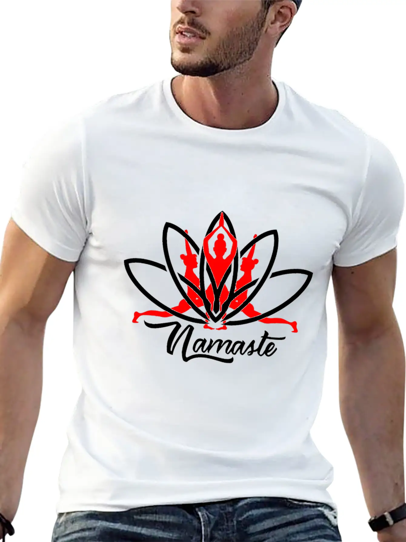 Yoga Meditation Spiritual Mind Body Breathable Soft Cotton T-Shirt – Timeless Casual Look
