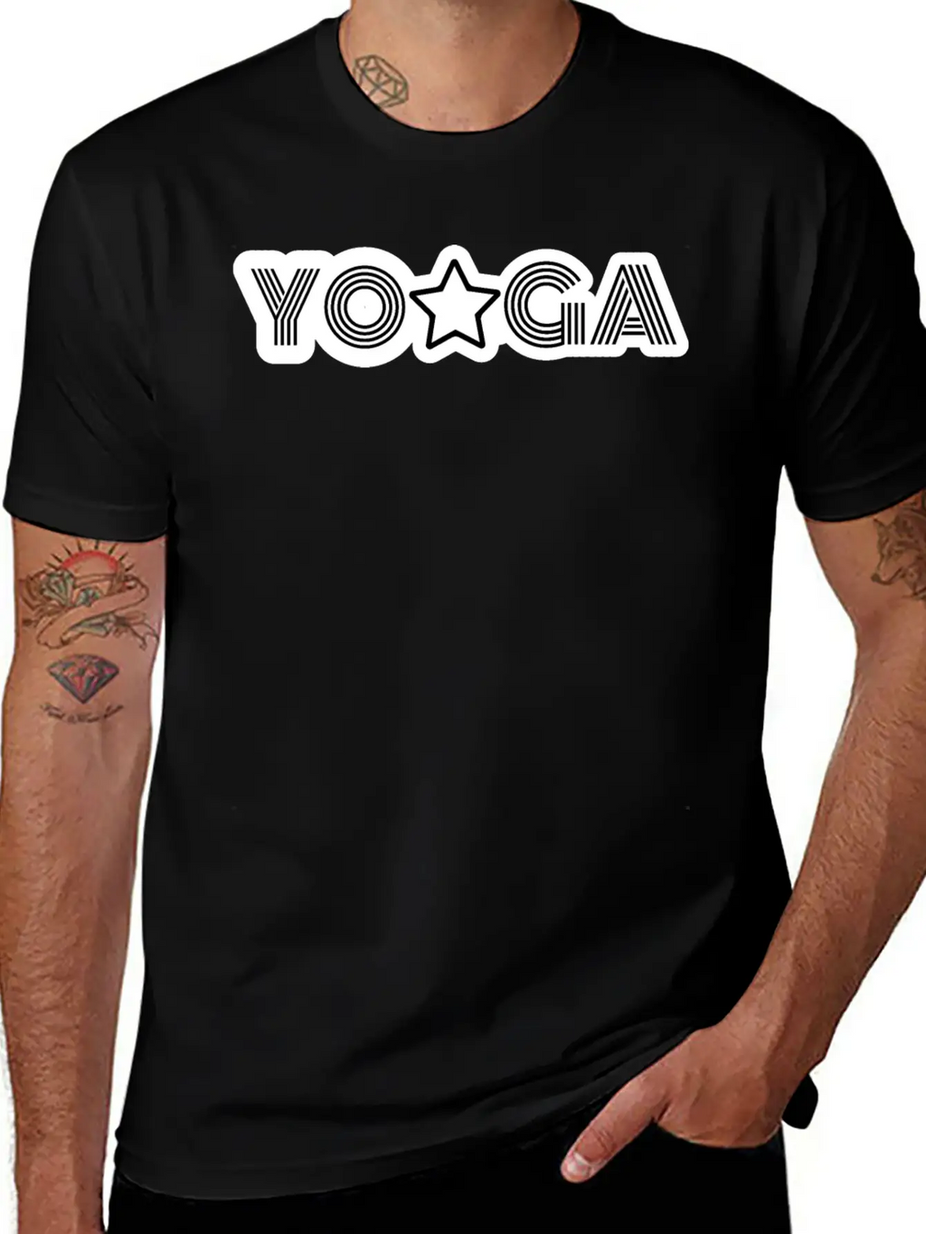 Yoga Meditation Star Breathable Soft Cotton T-Shirt – Timeless Casual Look