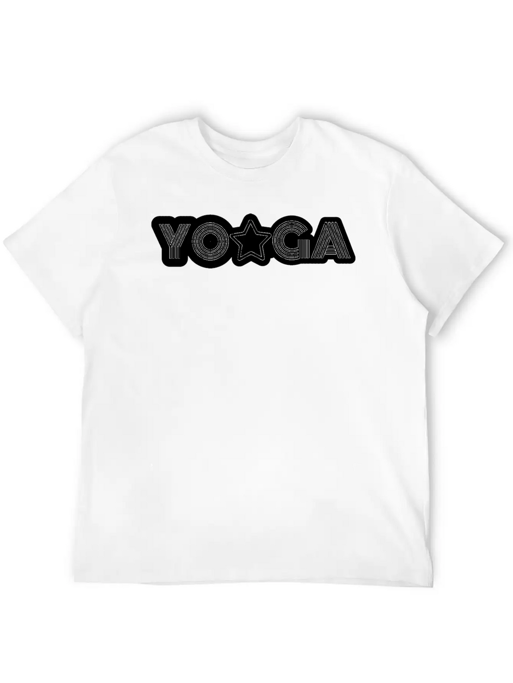 Yoga Meditation Star Breathable Soft Cotton T-Shirt – Timeless Casual Look
