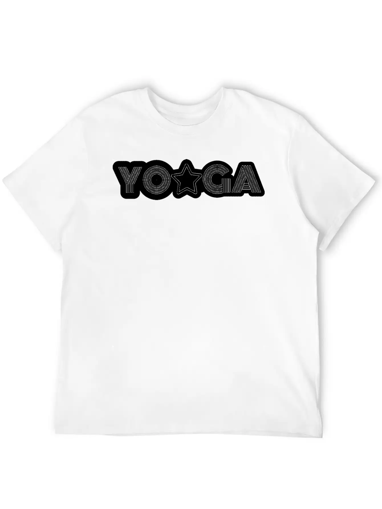 Yoga Meditation Star Breathable Soft Cotton T-Shirt – Timeless Casual Look