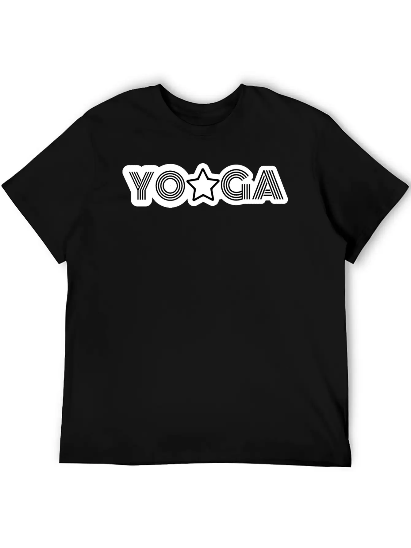 Yoga Meditation Star Breathable Soft Cotton T-Shirt – Timeless Casual Look
