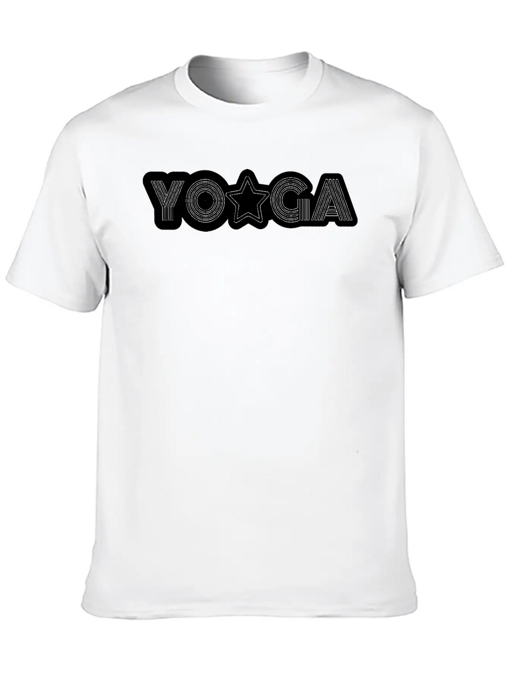 Yoga Meditation Star Breathable Soft Cotton T-Shirt – Timeless Casual Look