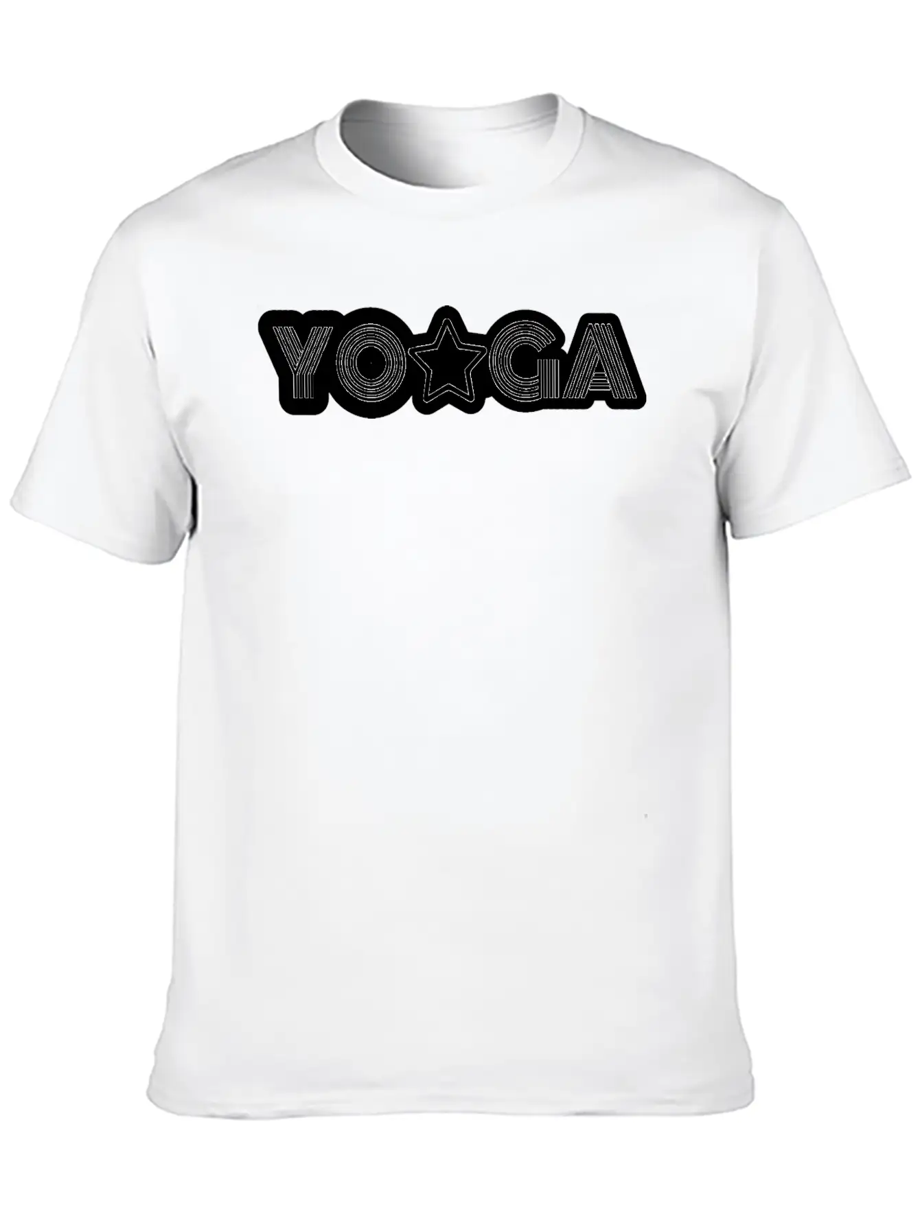 Yoga Meditation Star Breathable Soft Cotton T-Shirt – Timeless Casual Look