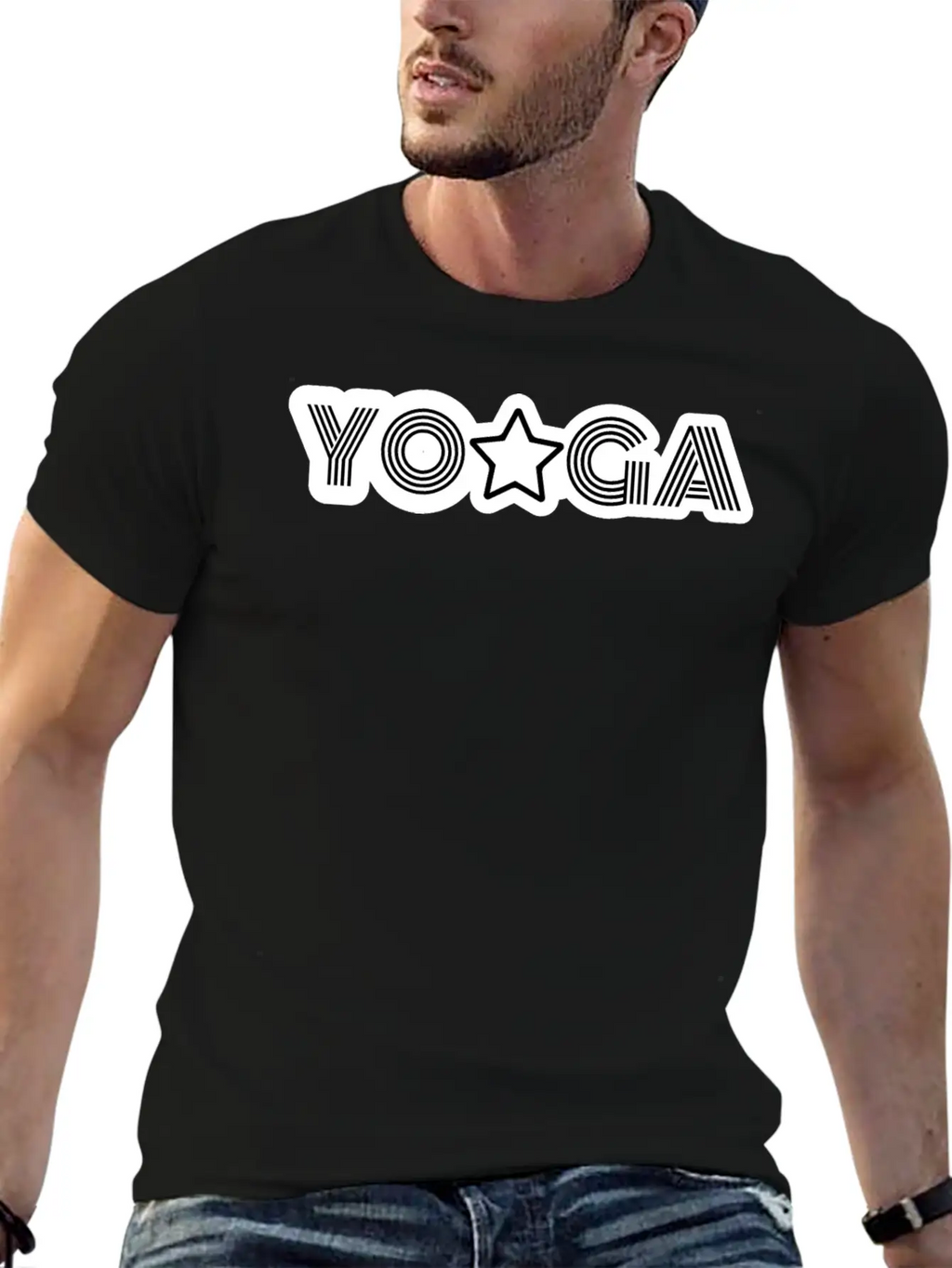 Yoga Meditation Star Breathable Soft Cotton T-Shirt – Timeless Casual Look
