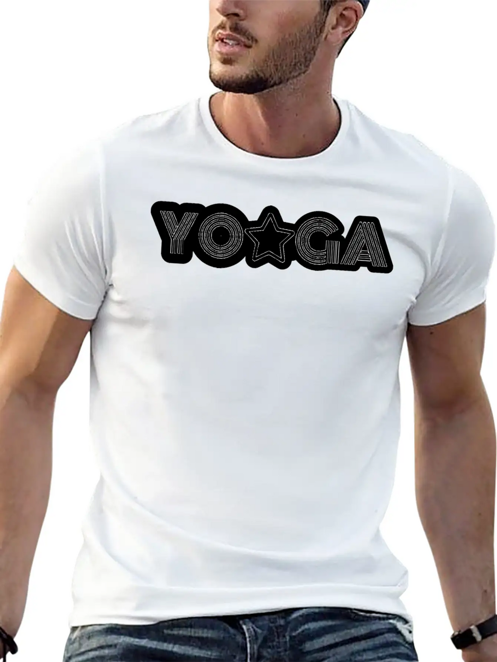 Yoga Meditation Star Breathable Soft Cotton T-Shirt – Timeless Casual Look
