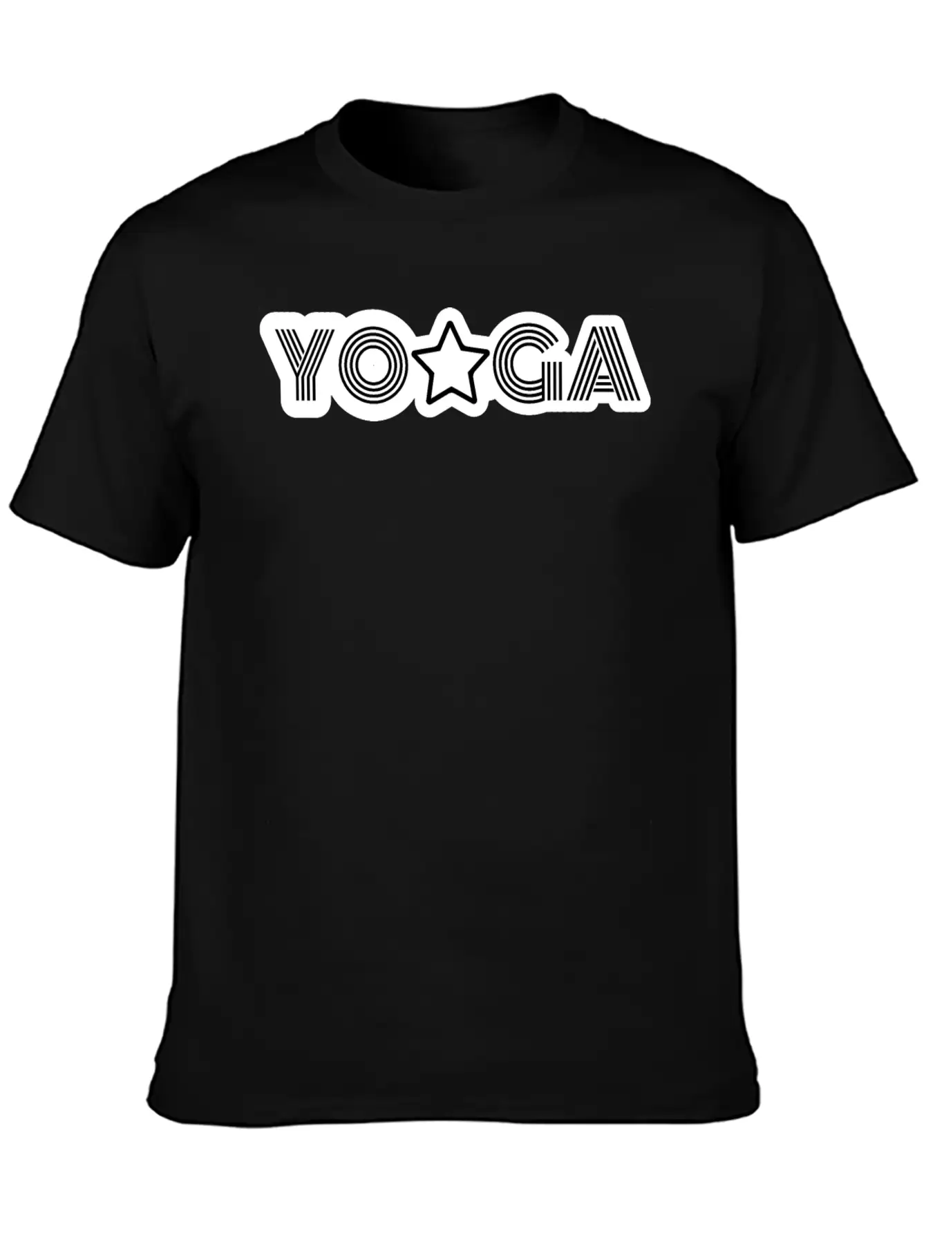 Yoga Meditation Star Breathable Soft Cotton T-Shirt – Timeless Casual Look