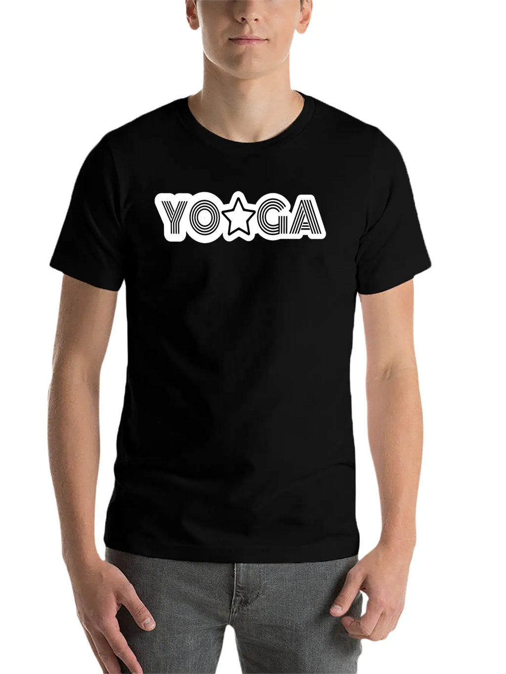 Yoga Meditation Star Breathable Soft Cotton T-Shirt – Timeless Casual Look