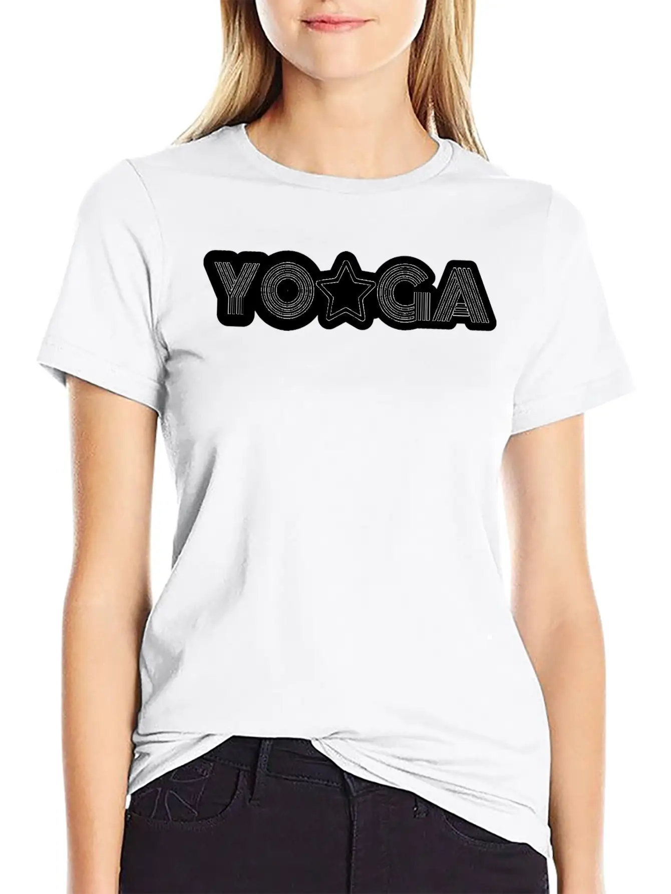 Yoga Meditation Star Breathable Soft Cotton T-Shirt – Timeless Casual Look