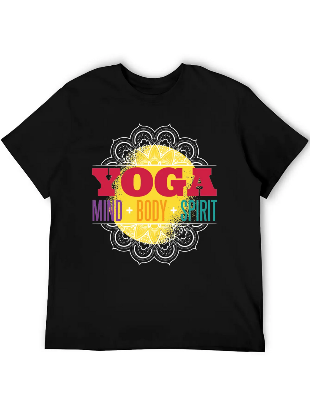 Yoga Mind Body Spirit Essential Cotton Tee For Daily Outfits – Unisex Style
