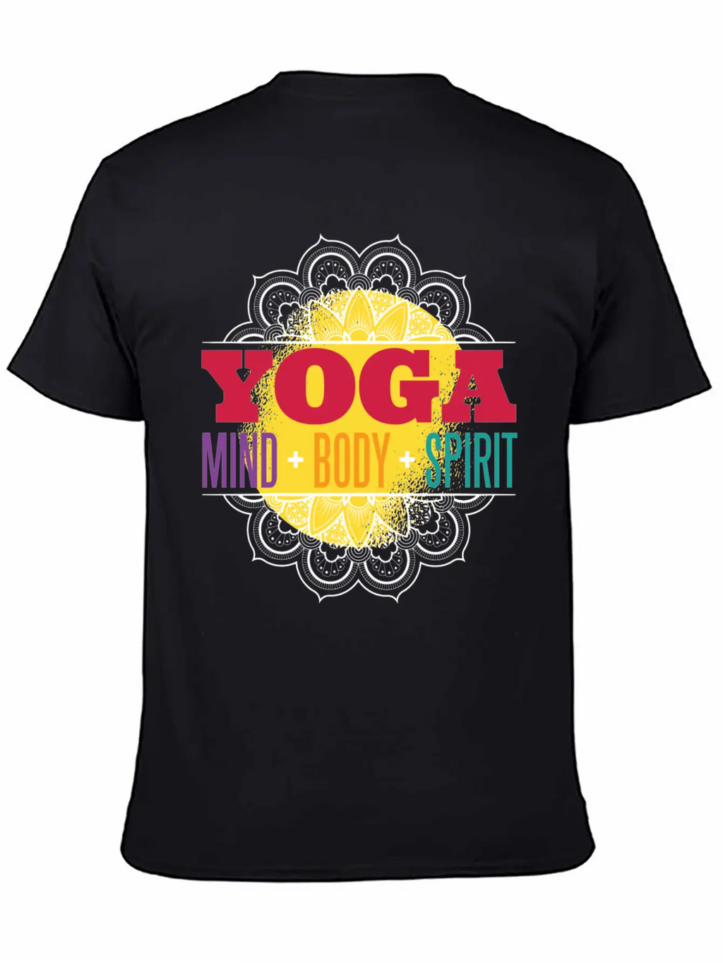 Yoga Mind Body Spirit Essential Cotton Tee For Daily Outfits – Unisex Style