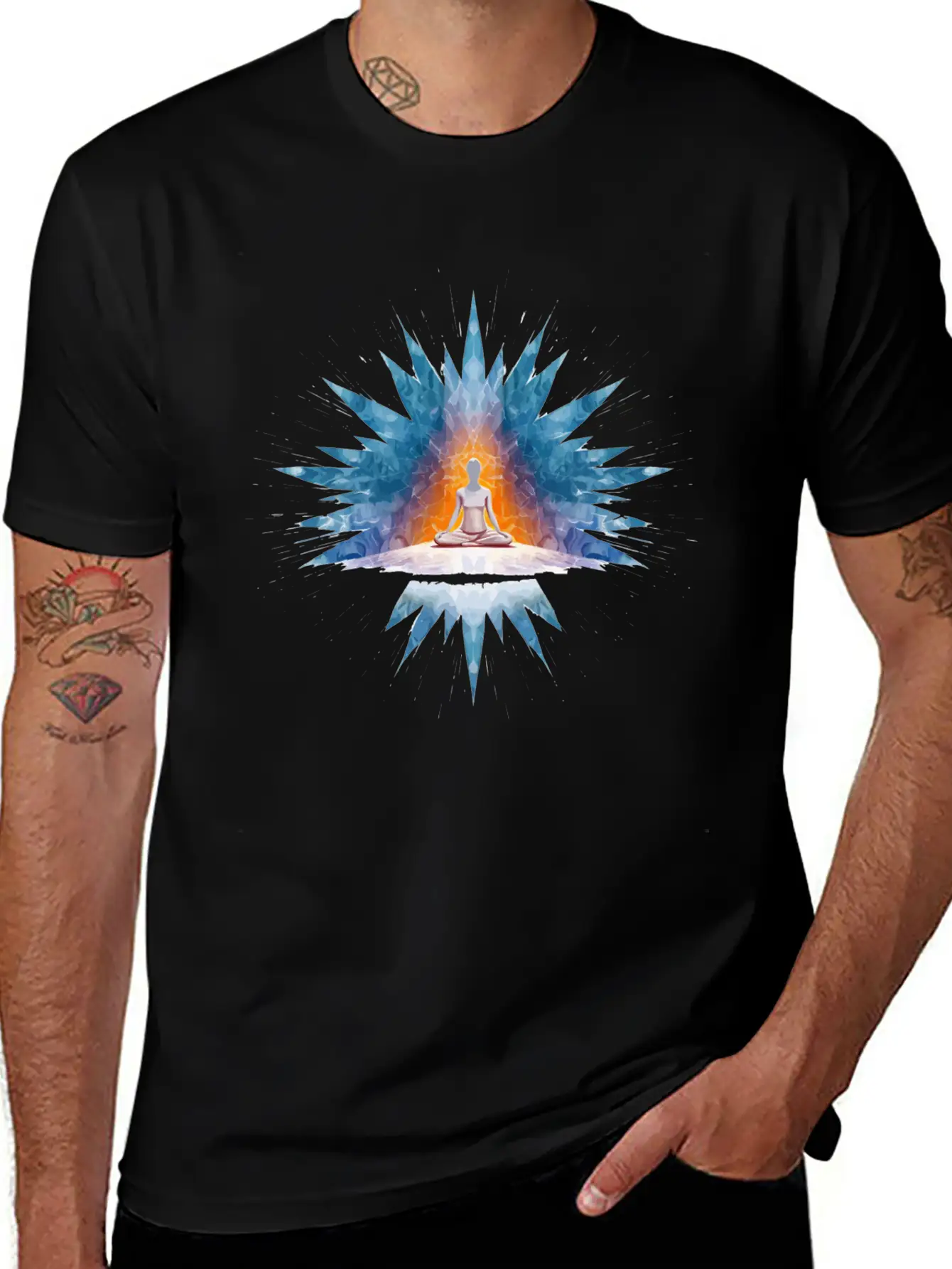 Yoga Spirituality Freedom And Relaxation Classic Cotton Tee – Unisex Comfort For Any Season