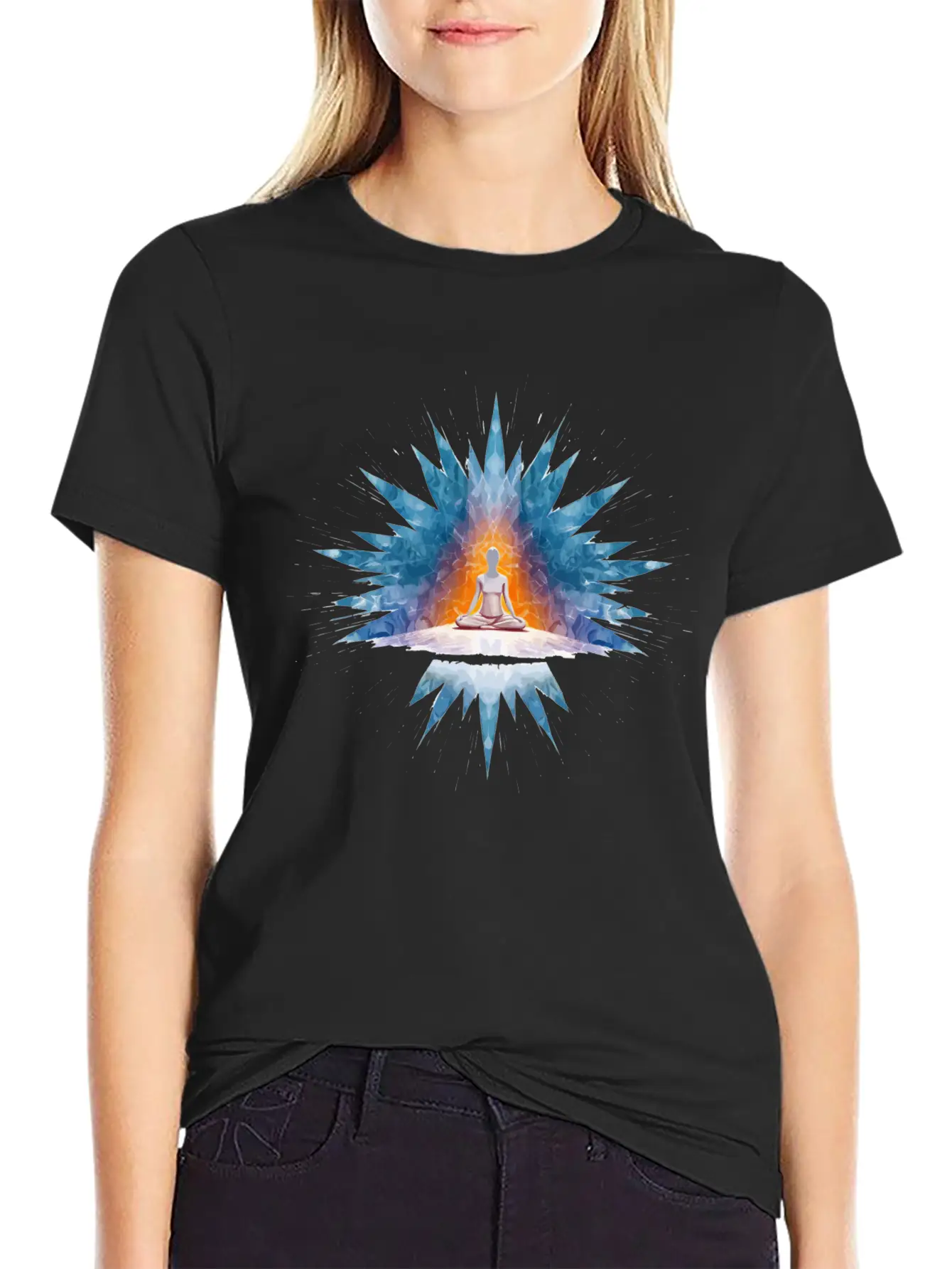 Yoga Spirituality Freedom And Relaxation Classic Cotton Tee – Unisex Comfort For Any Season