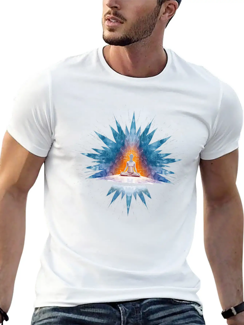 Yoga Spirituality Freedom And Relaxation Classic Cotton Tee – Unisex Comfort For Any Season