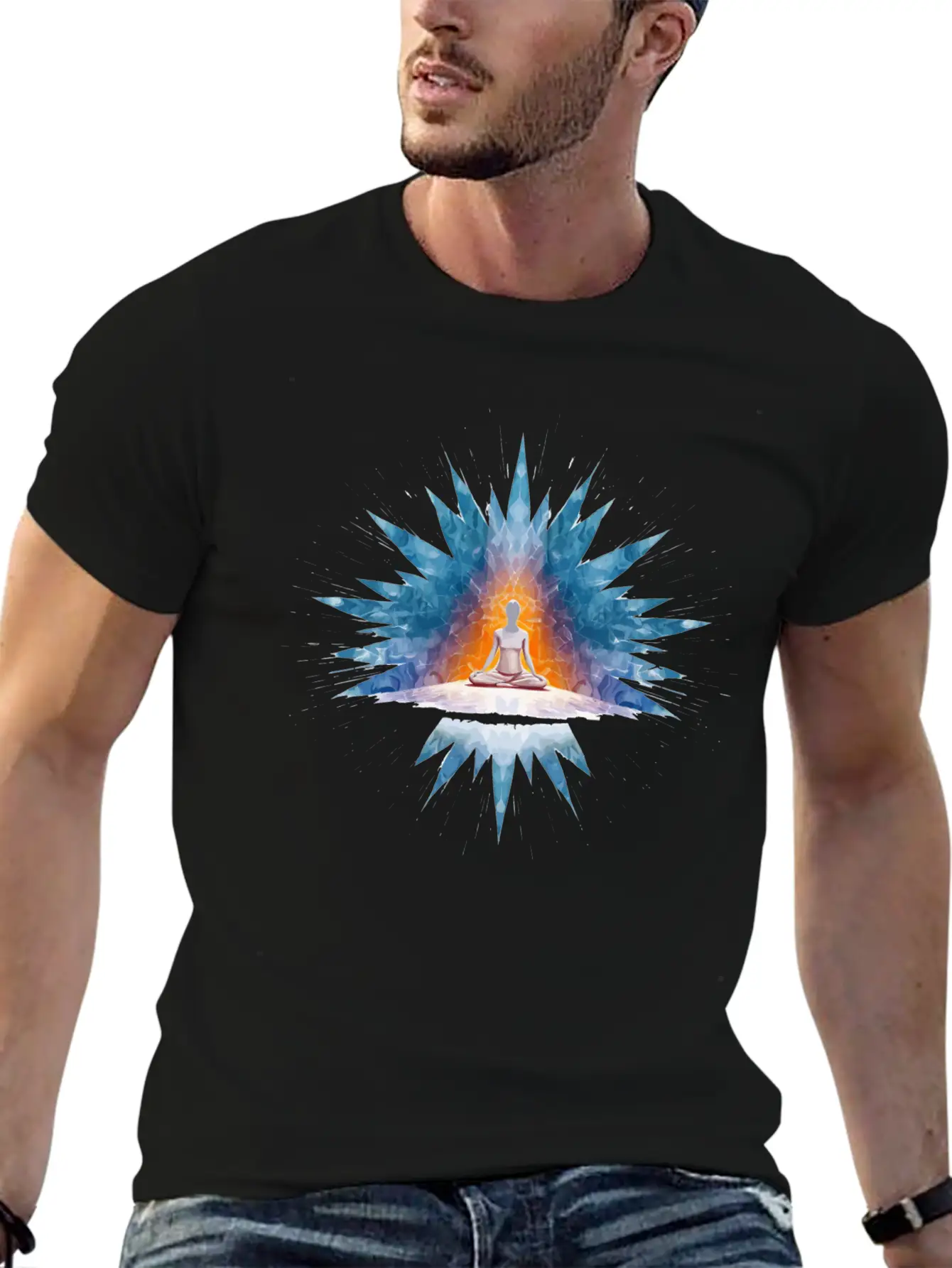 Yoga Spirituality Freedom And Relaxation Classic Cotton Tee – Unisex Comfort For Any Season