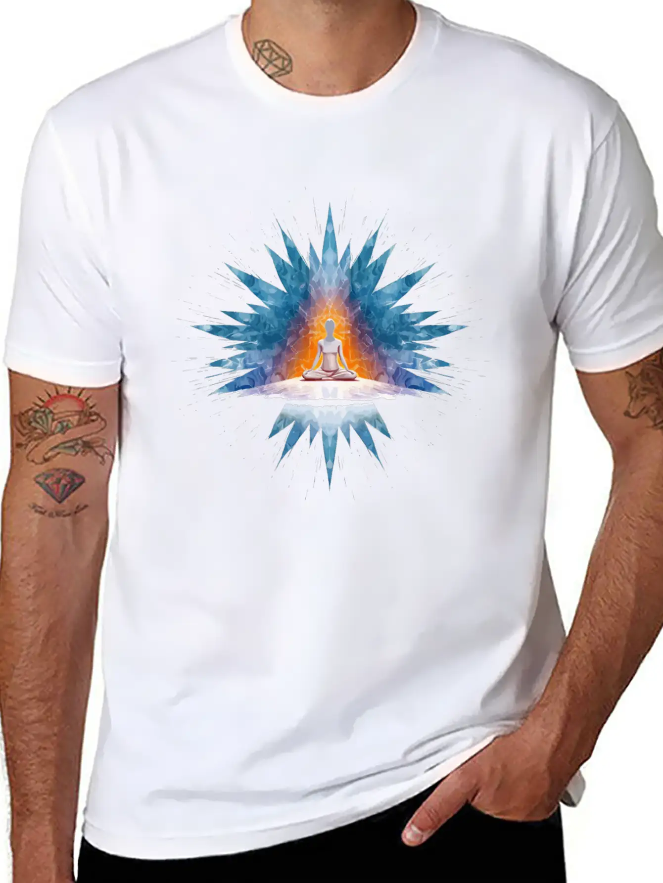 Yoga Spirituality Freedom And Relaxation Classic Cotton Tee – Unisex Comfort For Any Season