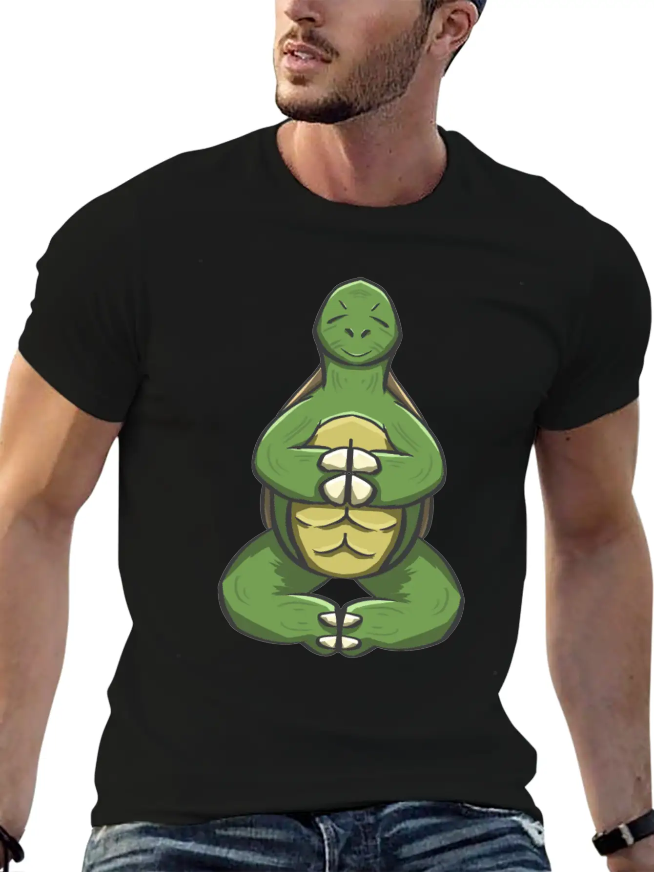 Yoga Turtle Essential Cotton Tee For Daily Outfits – Unisex Style