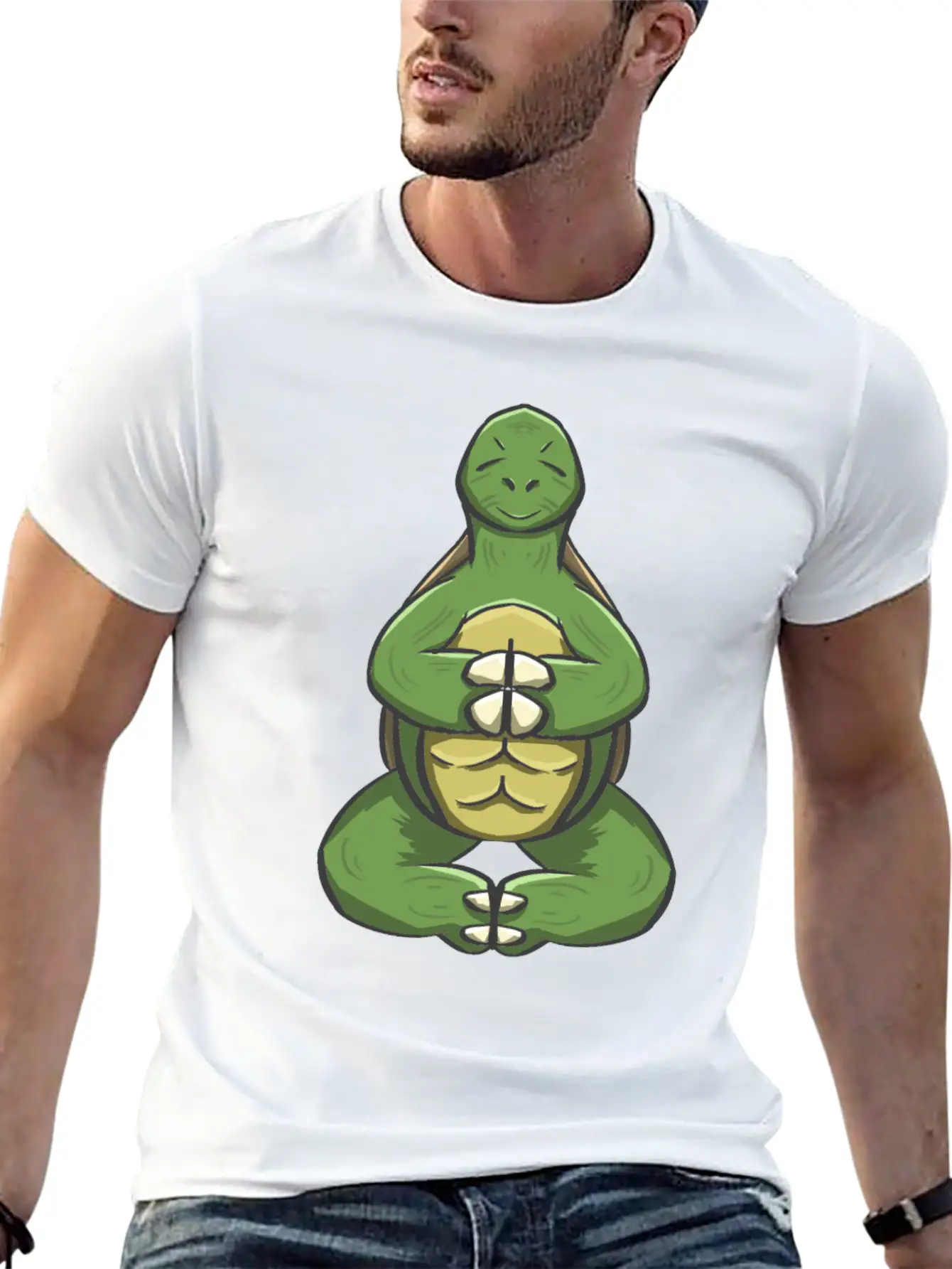 Yoga Turtle Essential Cotton Tee For Daily Outfits – Unisex Style