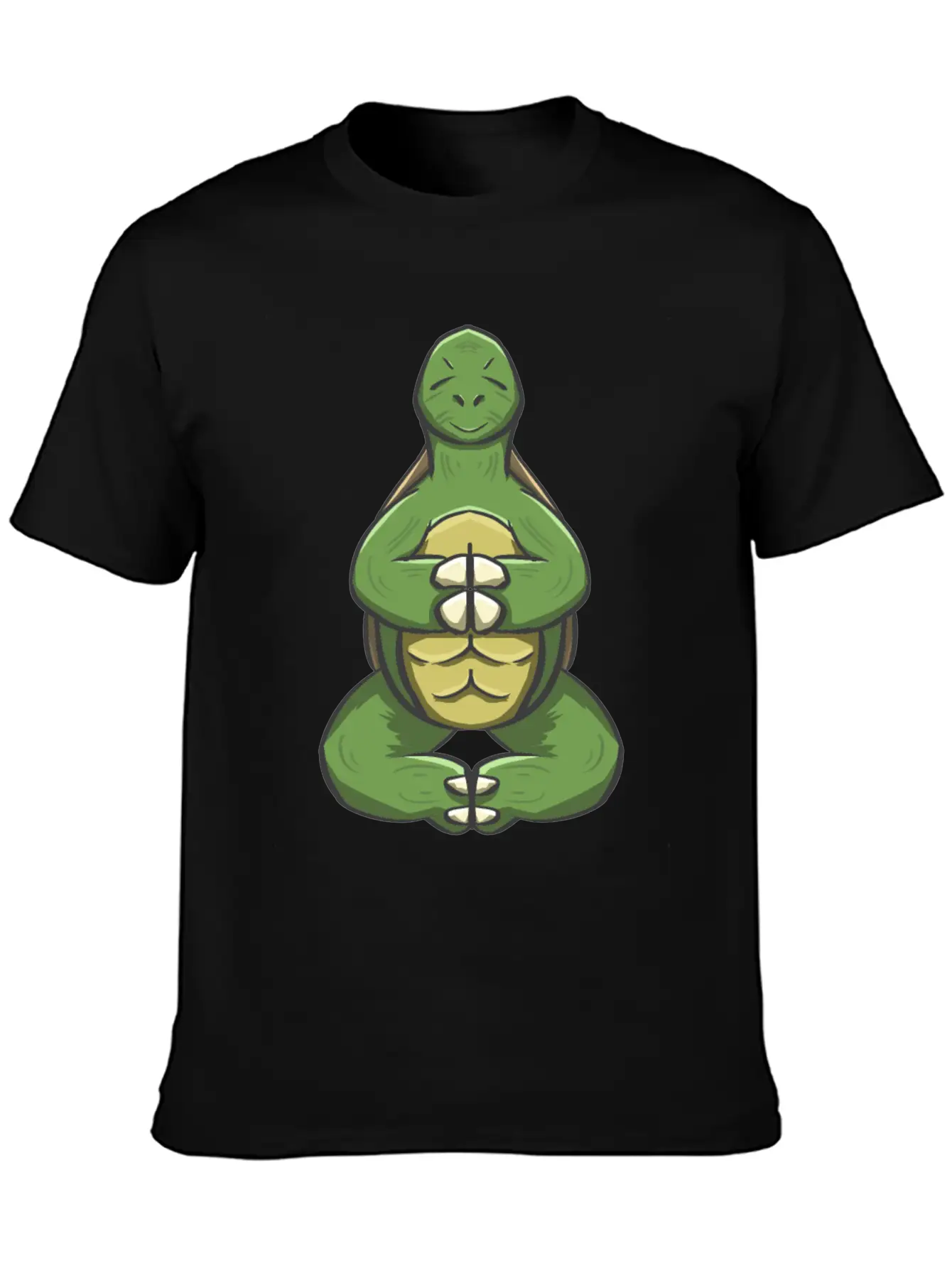 Yoga Turtle Essential Cotton Tee For Daily Outfits – Unisex Style