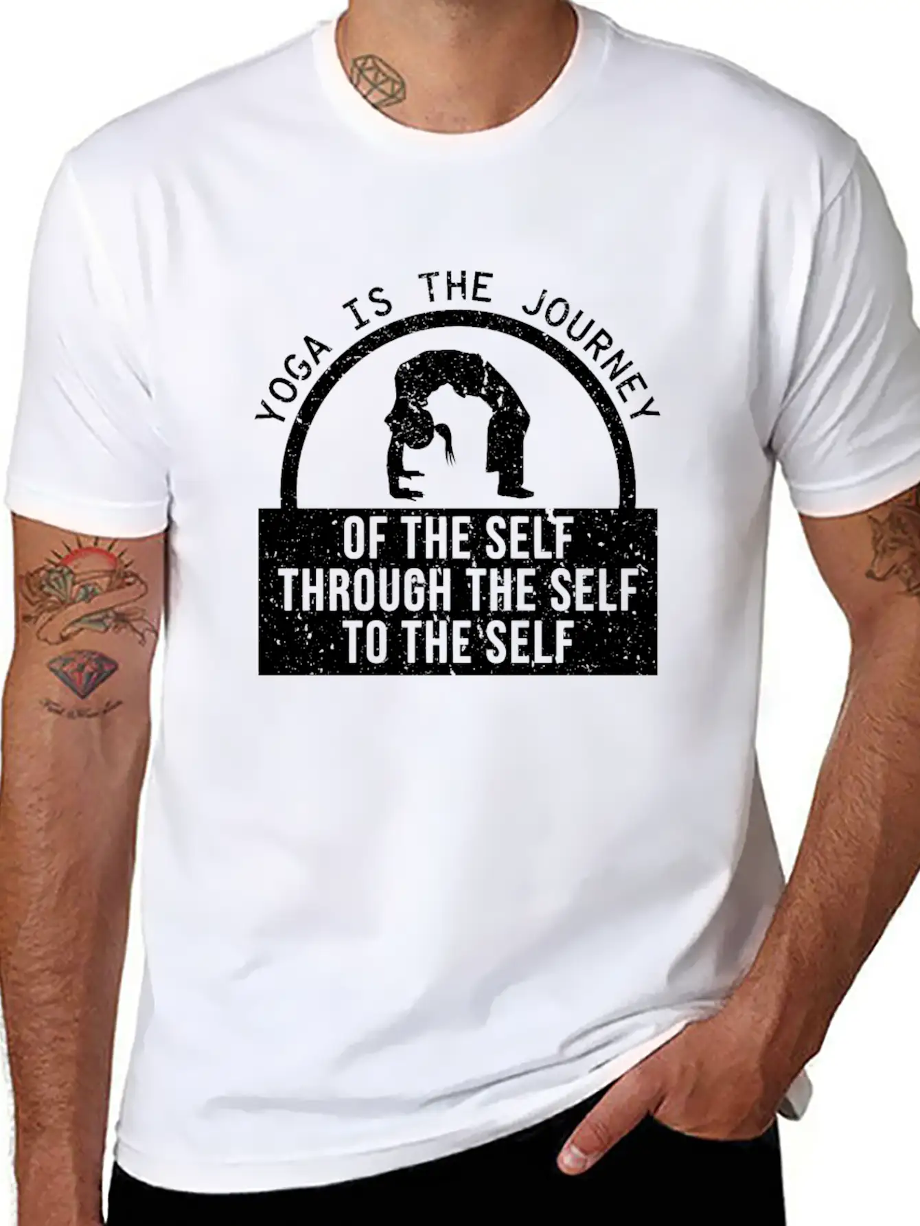 Yoga Unisex Casual T-Shirt – Clean Design For Daily Comfort