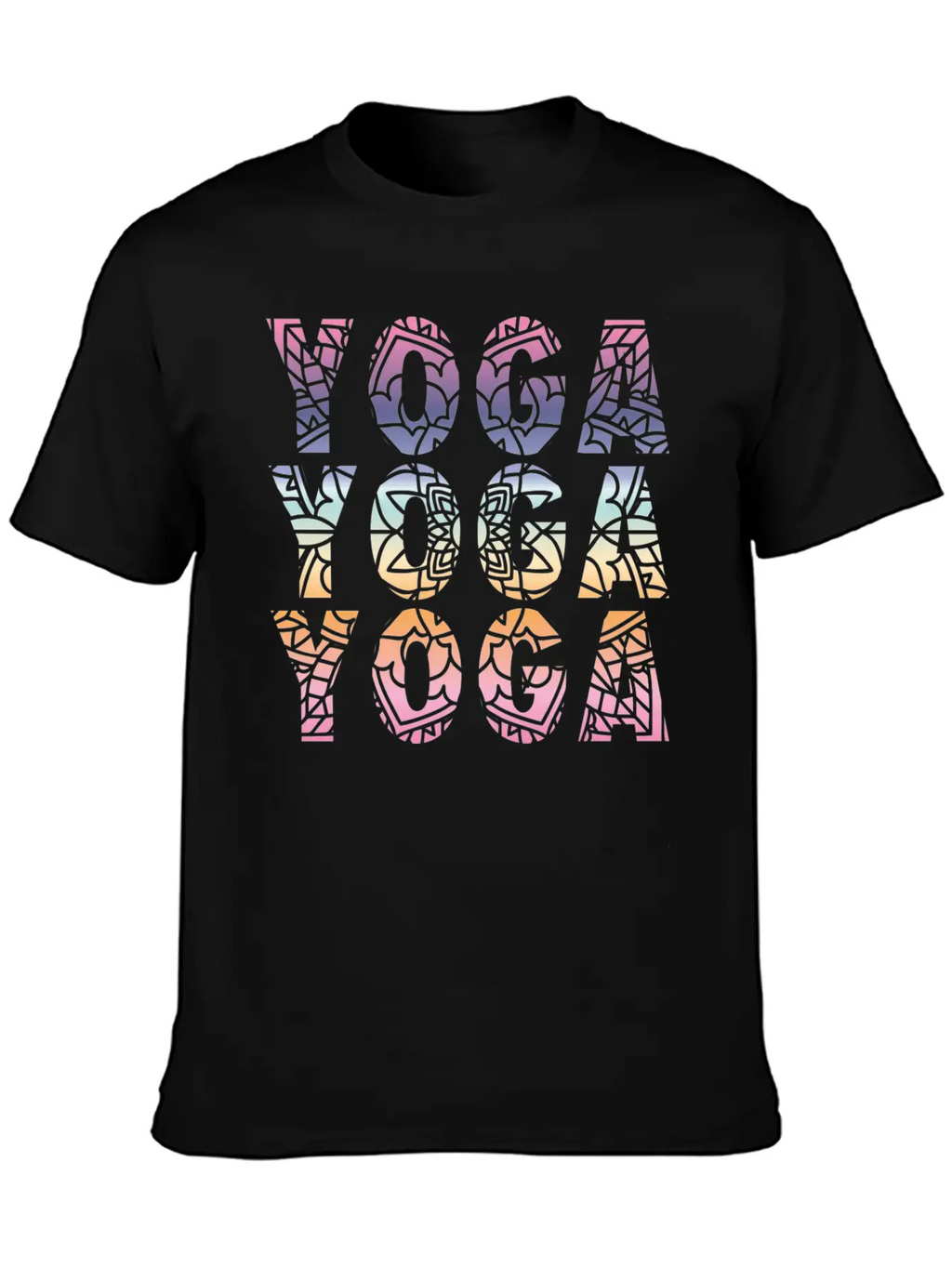 Yoga Yoga Yoga Modern Fit Casual T-Shirt – Clean And Versatile Design
