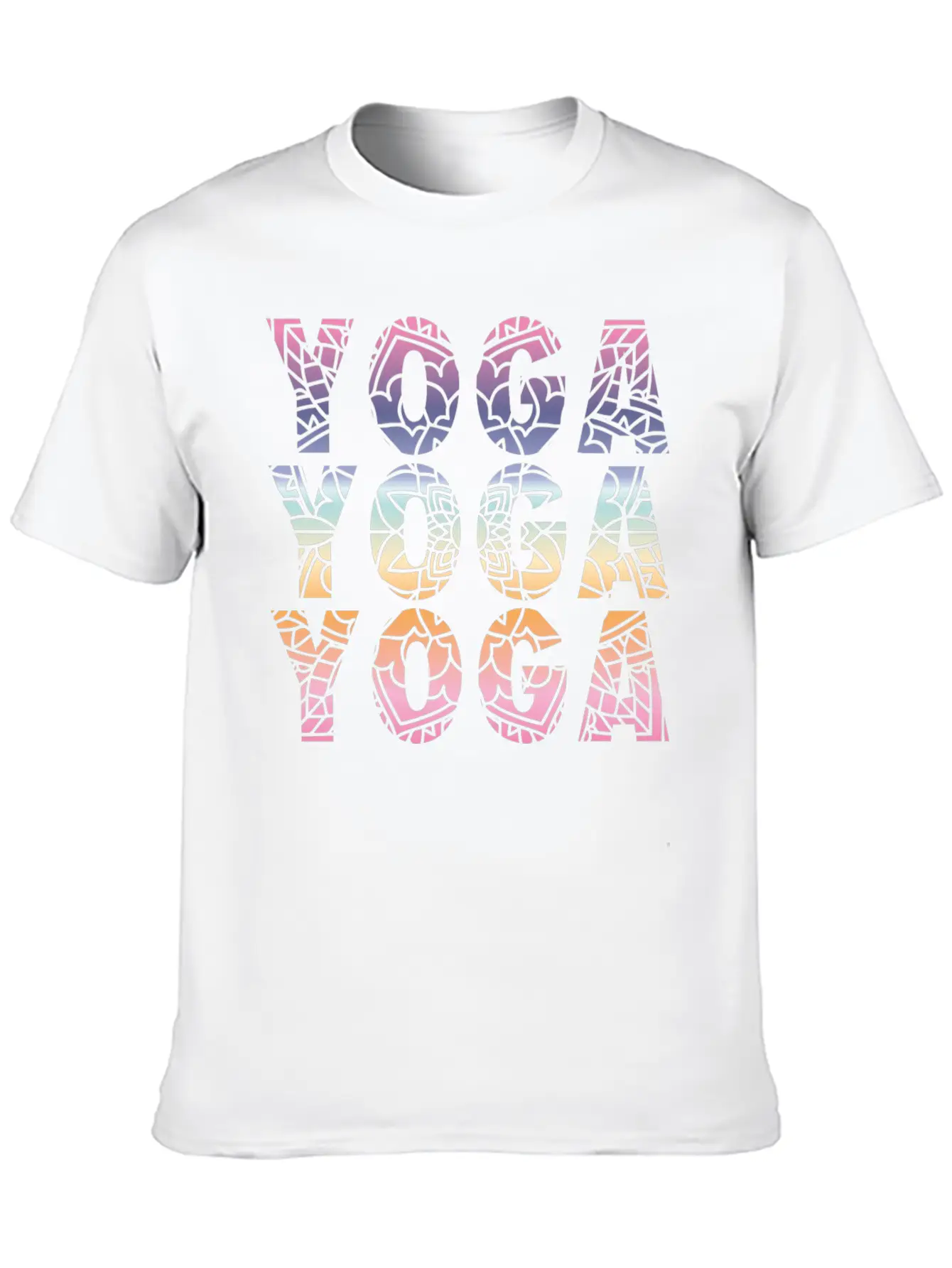 Yoga Yoga Yoga Modern Fit Casual T-Shirt – Clean And Versatile Design